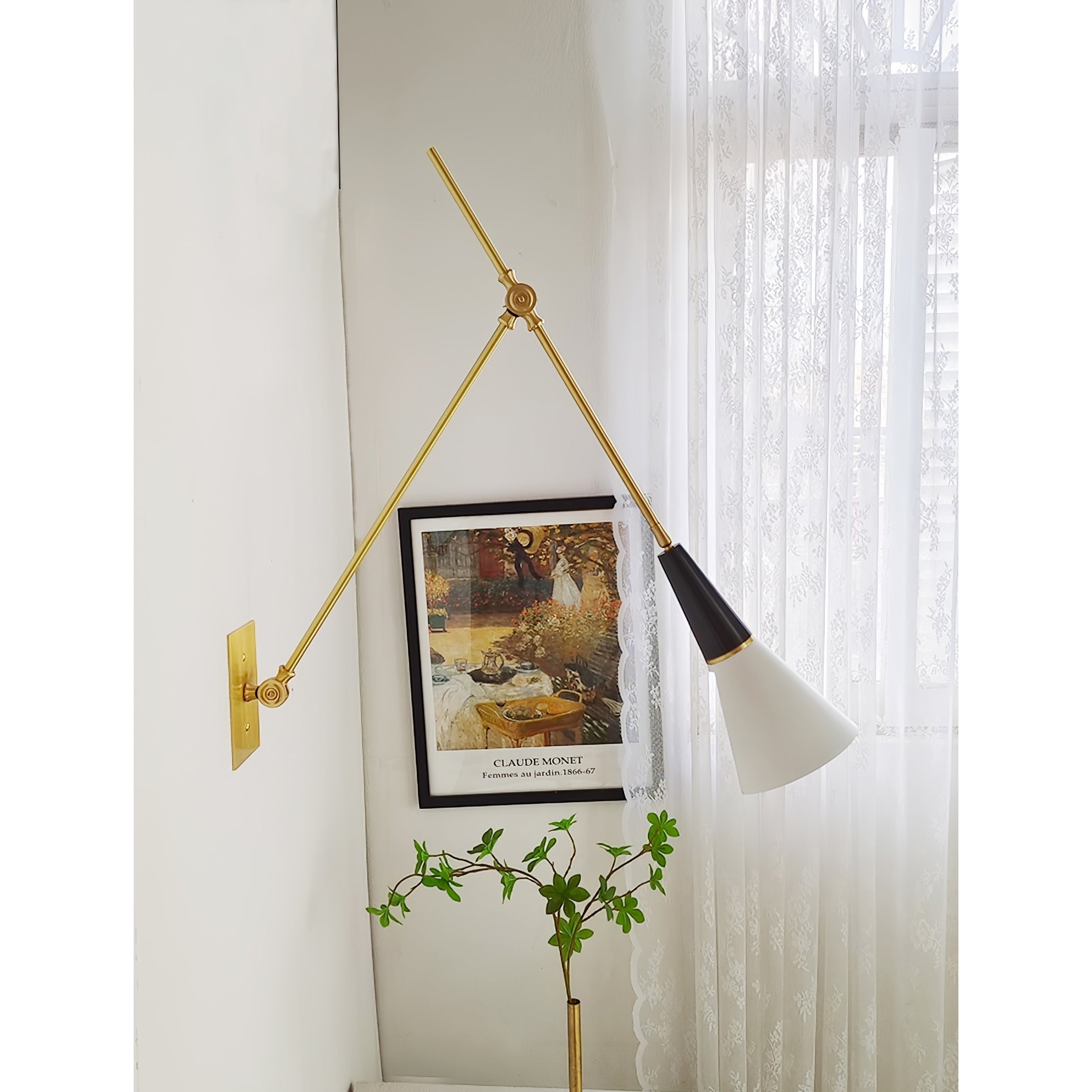 Ersila Applique Murale Laiton Métal Minimaliste Moderne - Neutralighting