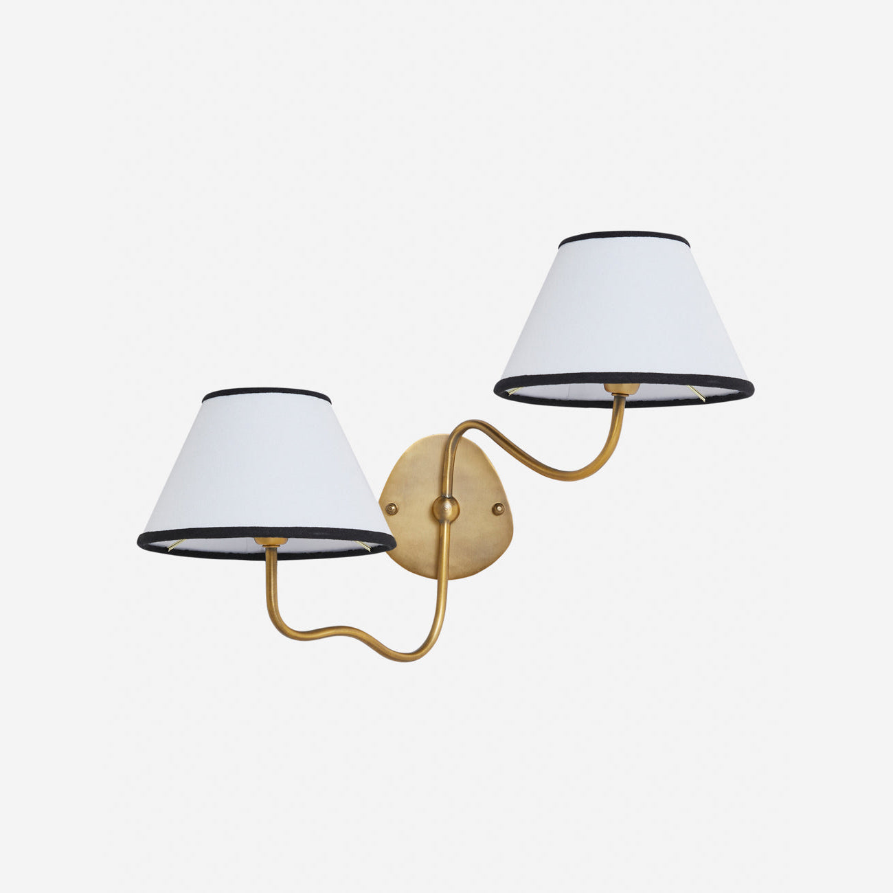 Evynor Applique Murale Laiton Tissu Industriel Vintage - Neutralighting