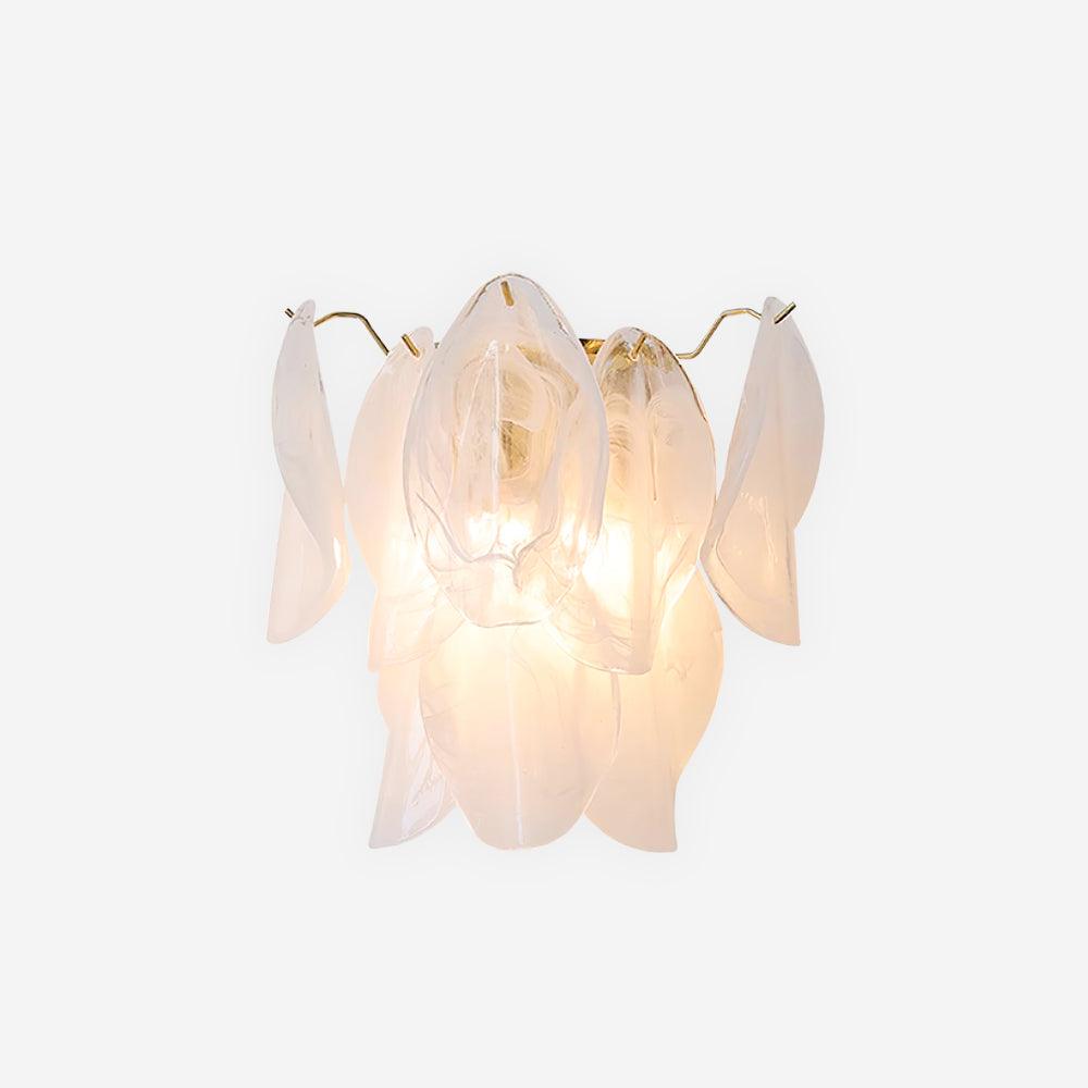 Evelo Lustra Applique Murale Verre Pétale - Neutralighting