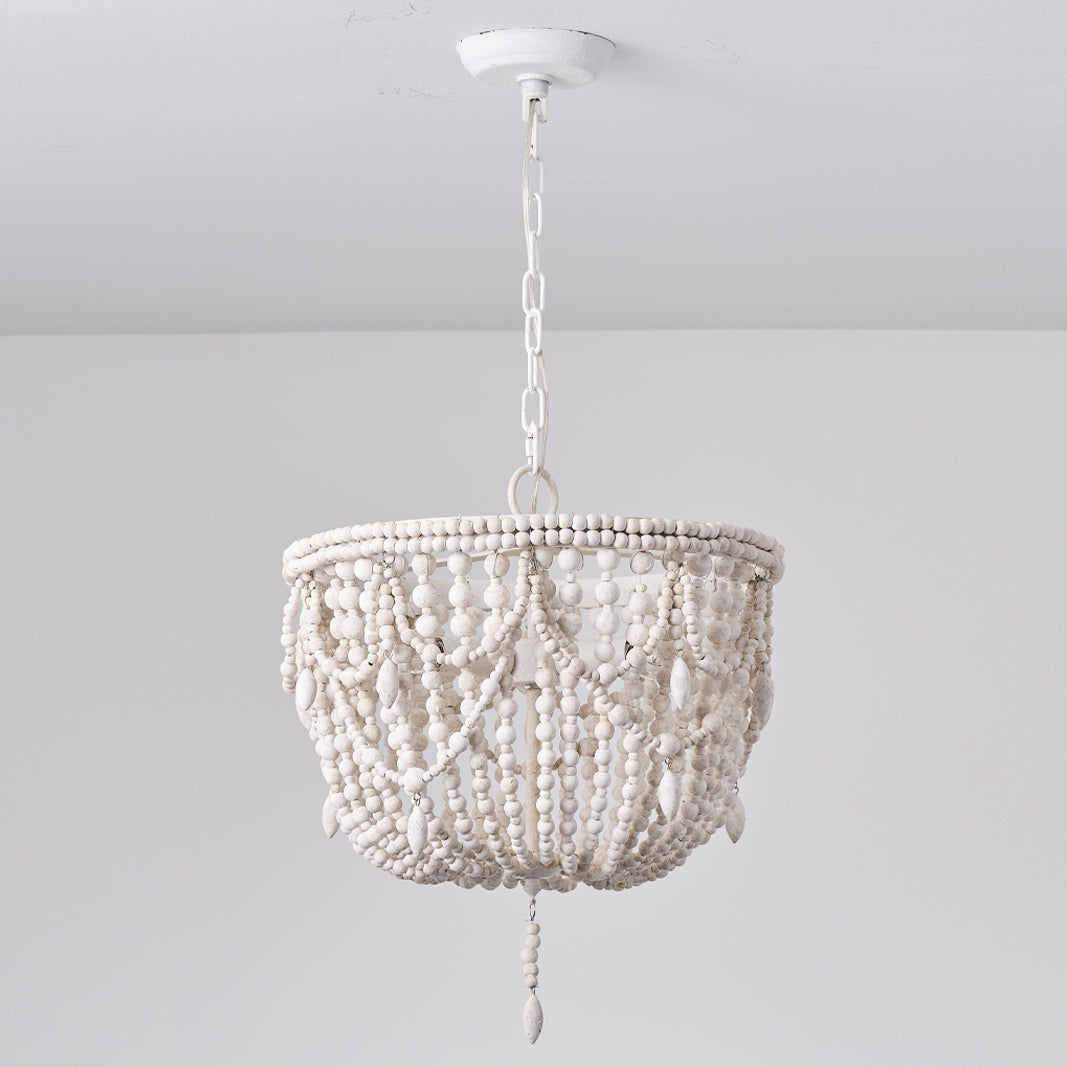 Arsilion Postmodern Luxury Wooden Metal Chandelier - Lamp Copper
