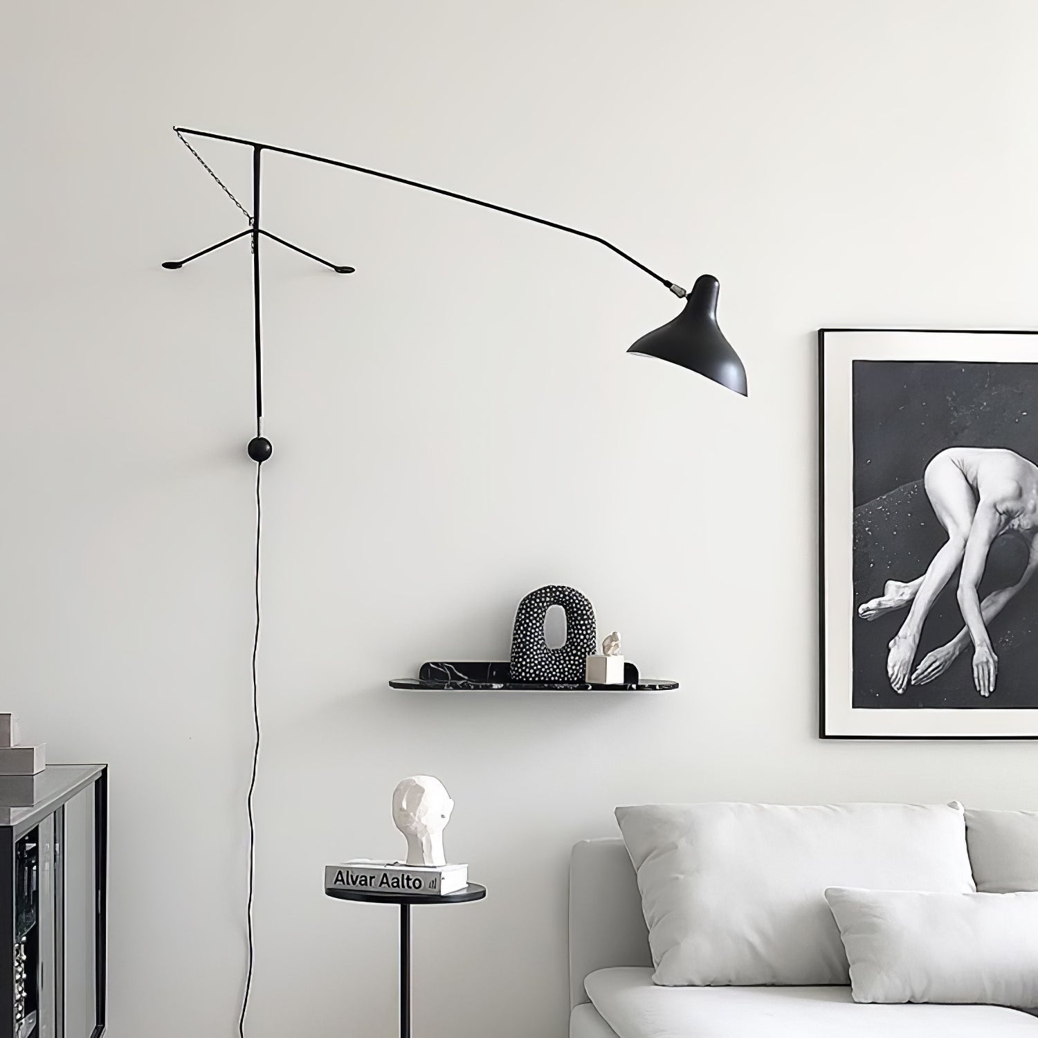 Ivsolarae Modern Minimalist Arm Wall Lamp - Neutralighting