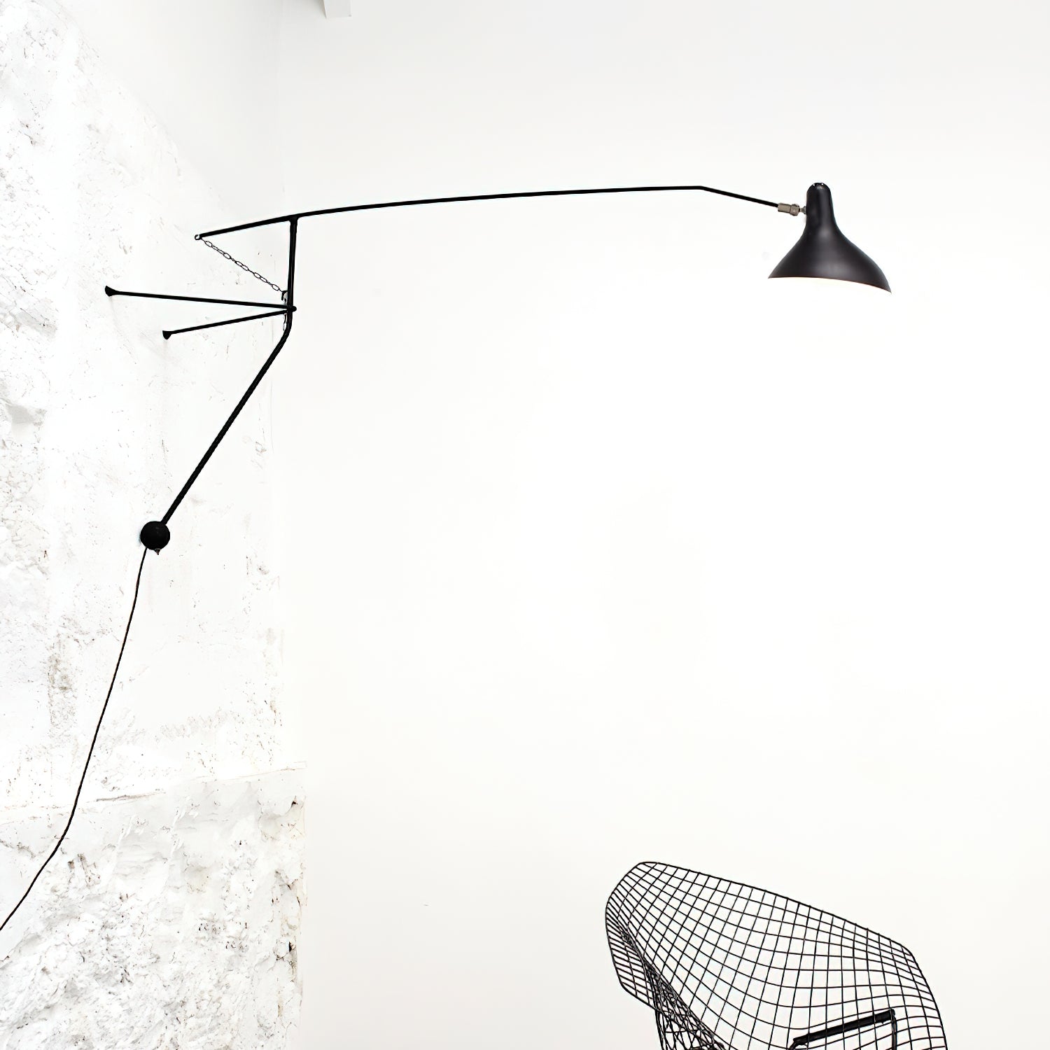 Wall Lamp Applique Industrielle à Bras Pivotant Réglable - Neutralighting