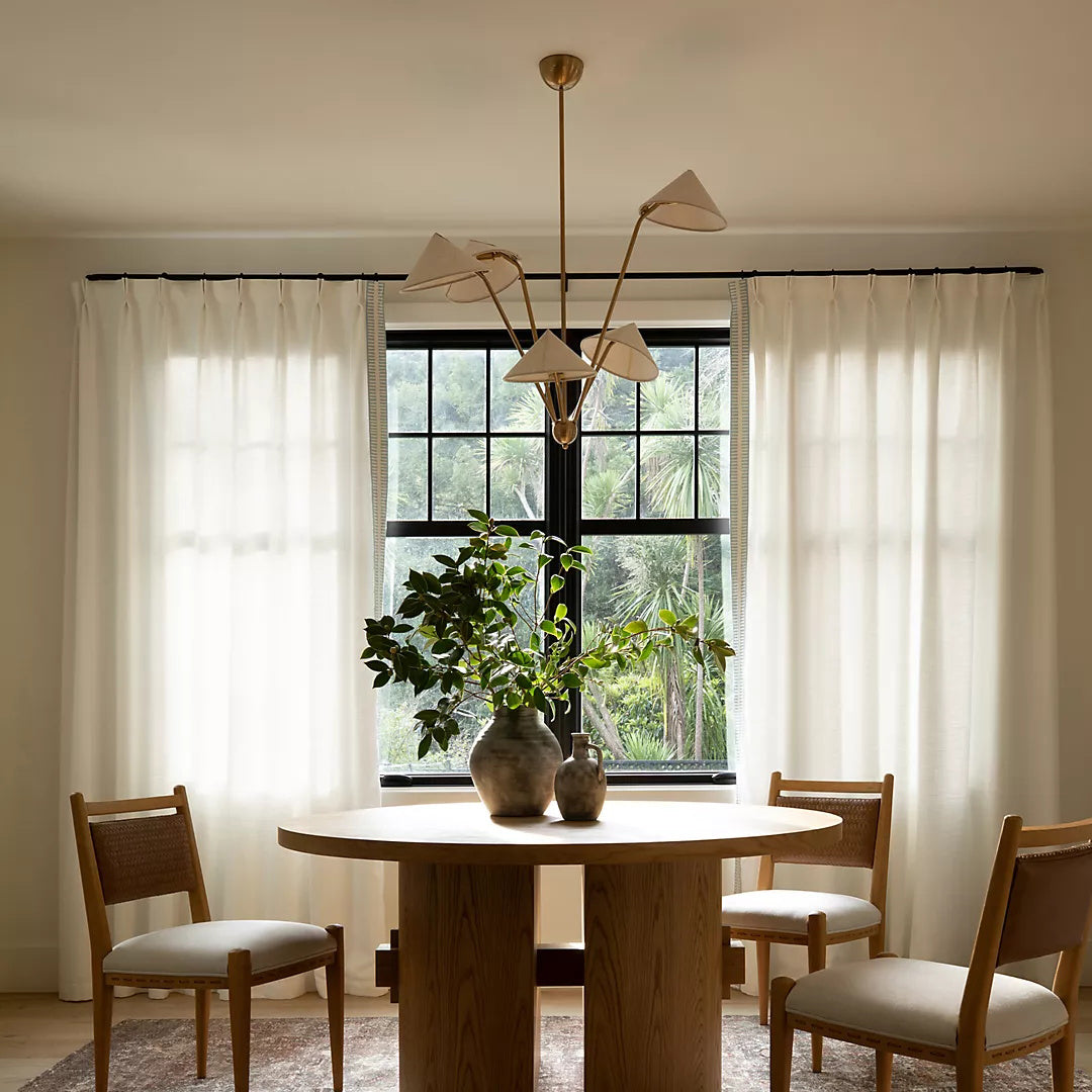 Avlorisra Lustre Laiton Tissu Industriel Vintage - Neutralighting