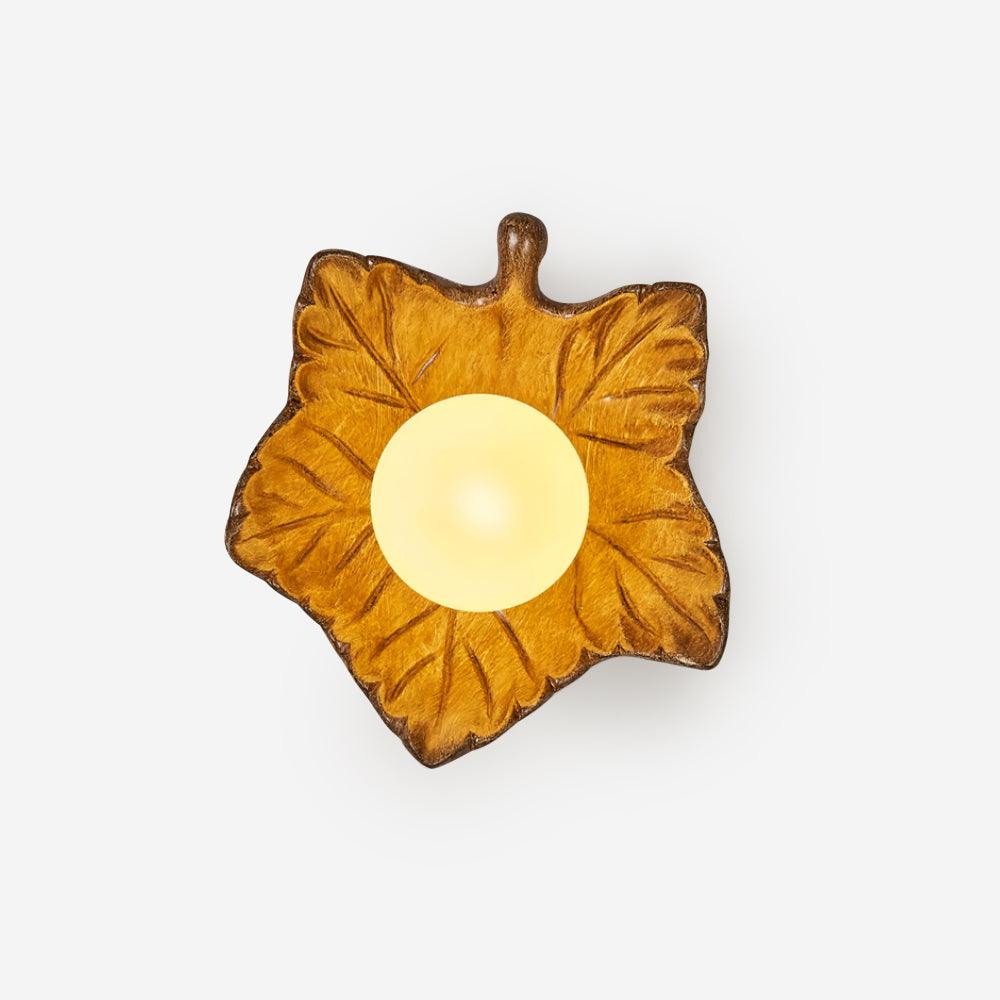 Maple Leaf Applique Murale Élégante Organique - Neutralighting