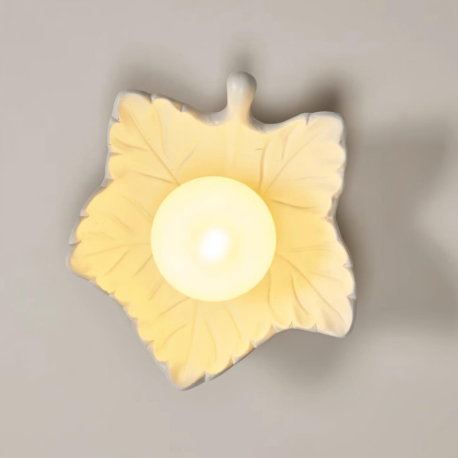 Maple Leaf Applique Murale Élégante Organique - Neutralighting