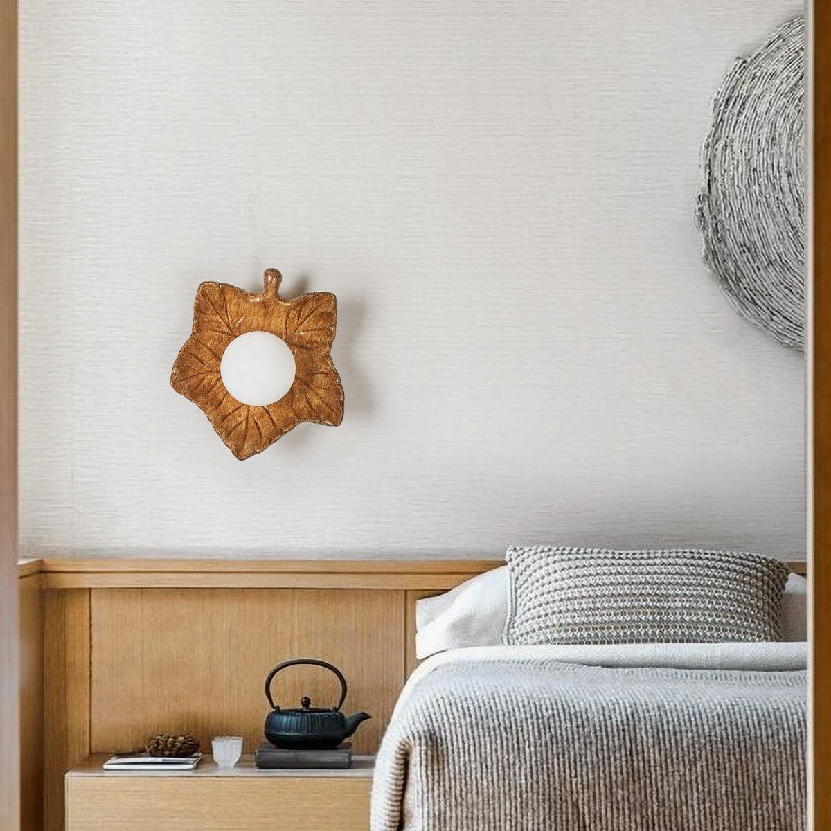 Maple Leaf Applique Murale Élégante Organique - Neutralighting