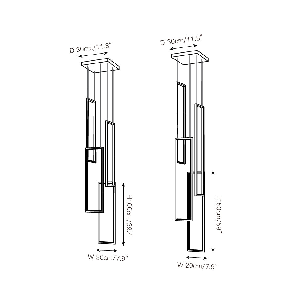 Sysorila Suspension Métal LED Minimaliste Moderne - Neutralighting
