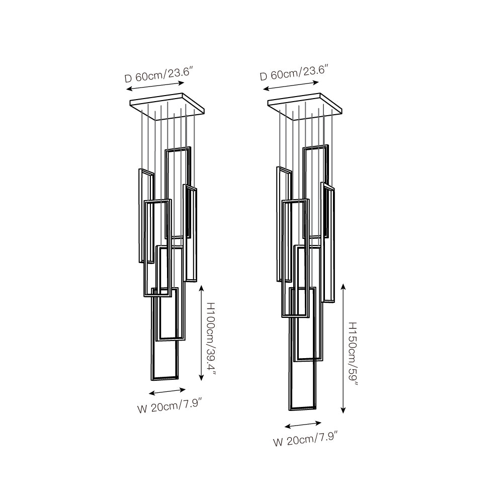 Sysorila Suspension Métal LED Minimaliste Moderne - Neutralighting