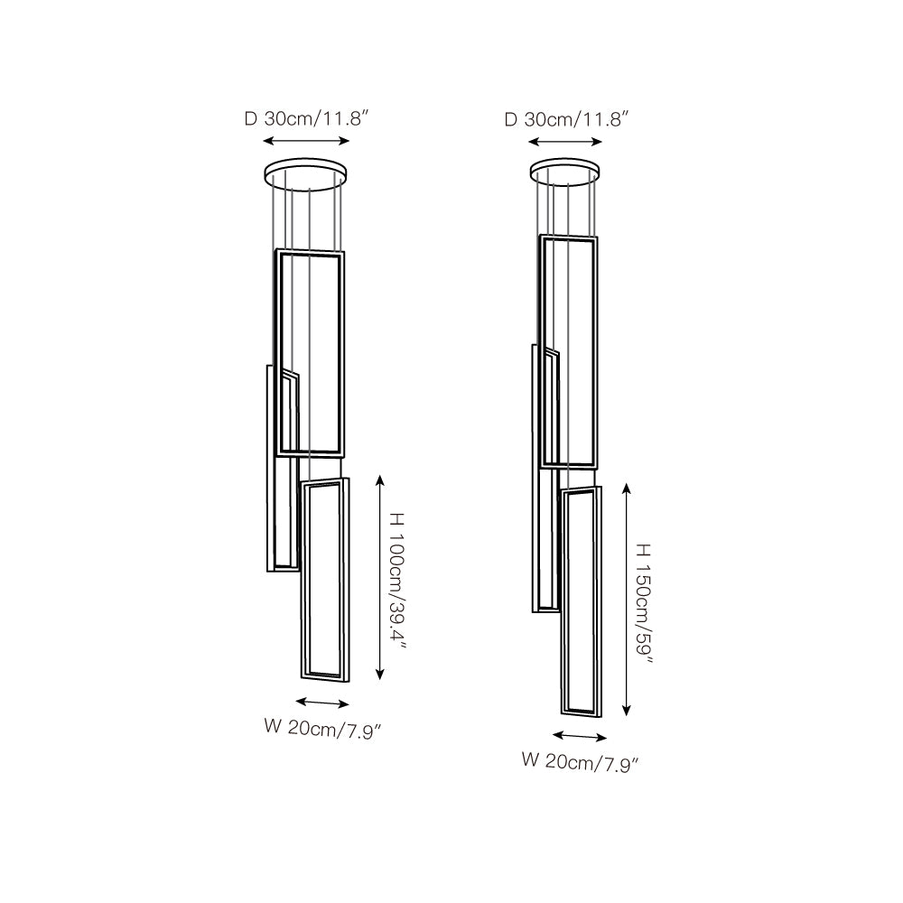 Sysorila Suspension Métal LED Minimaliste Moderne - Neutralighting