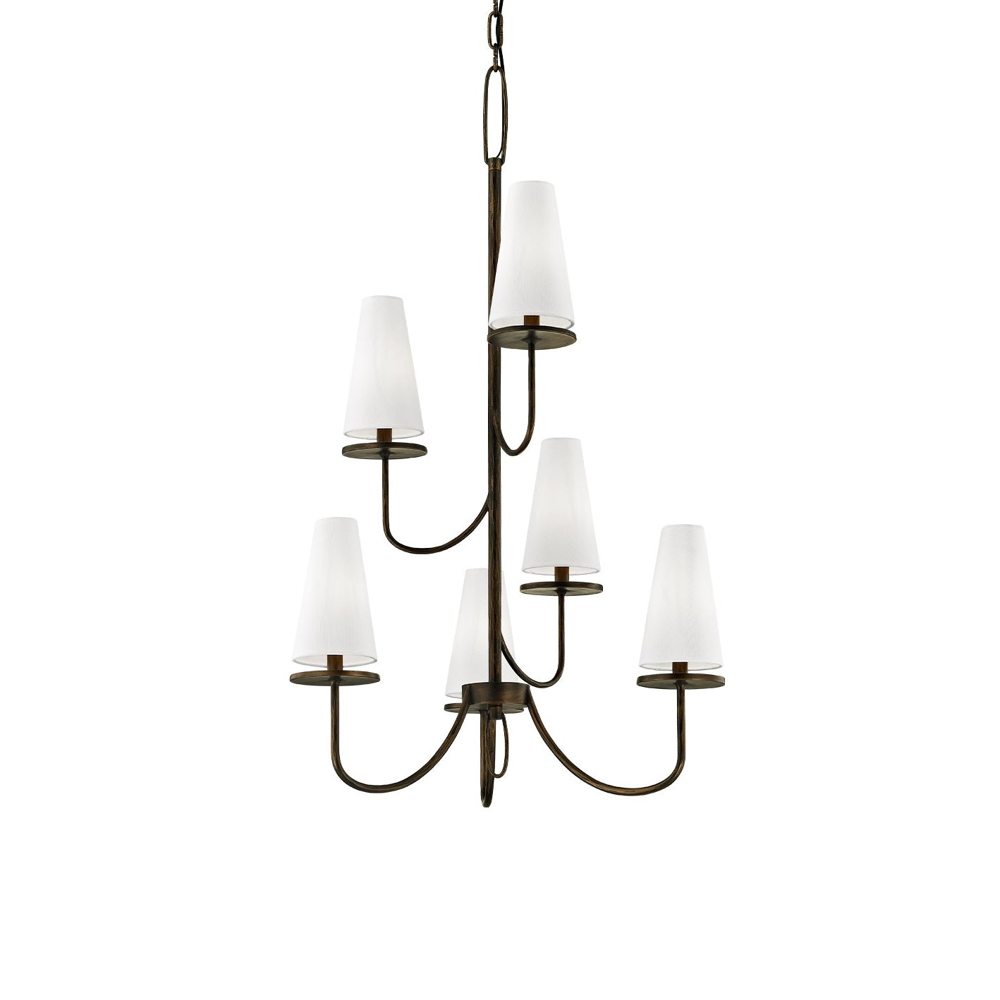Curaeara Lustre Laiton Tissu Industriel Vintage - Neutralighting