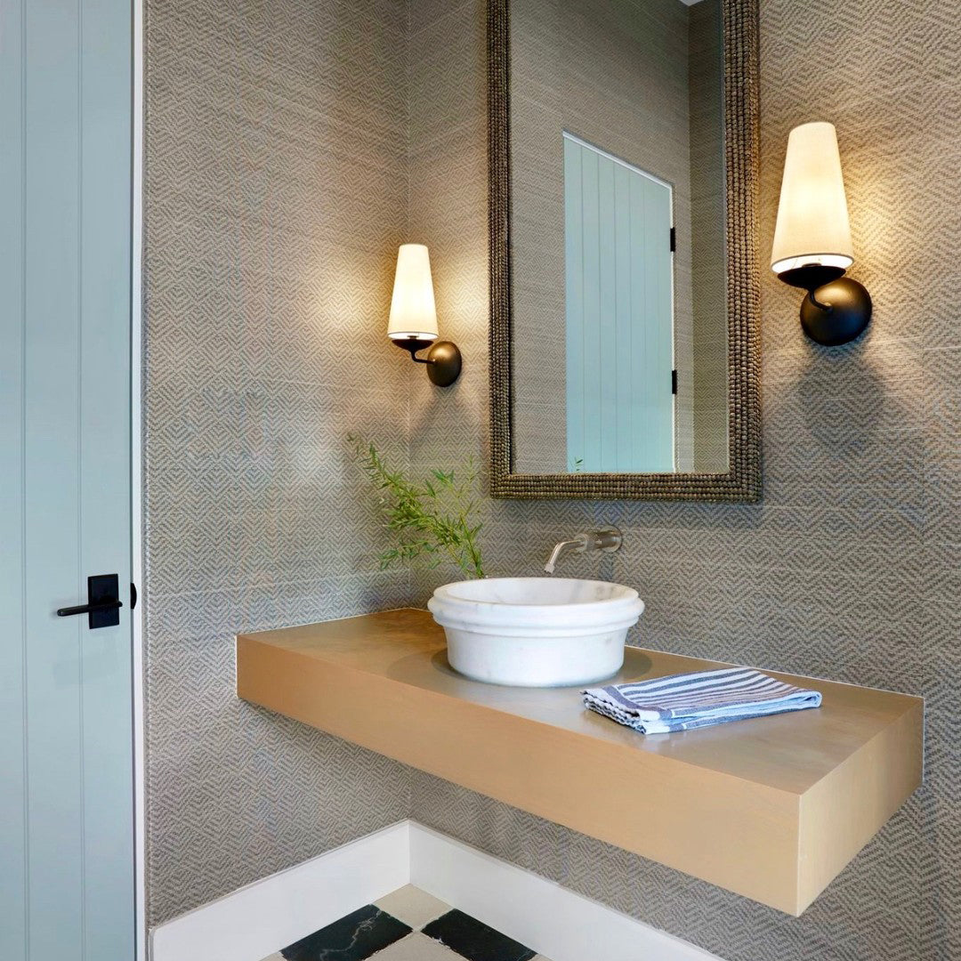 Avraee Applique Murale Laiton Tissu Minimaliste Moderne - Neutralighting