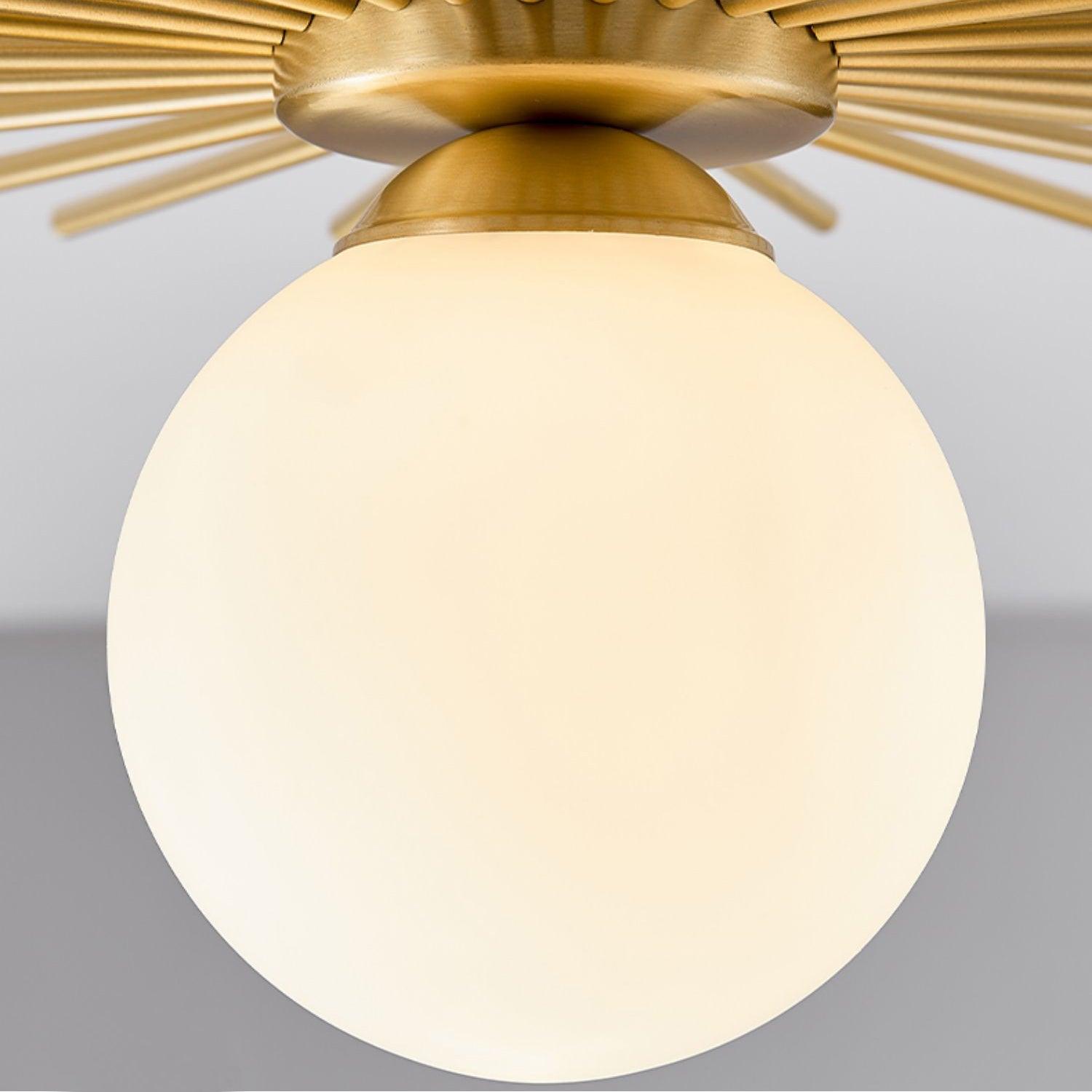Solara Plafonnier Brillant Étoilé Glam Moderne en Laiton - Neutralighting