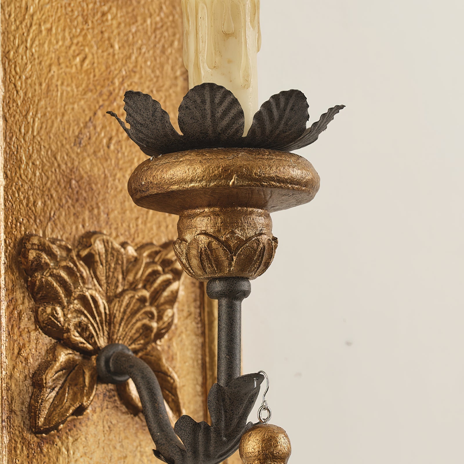 Lydorira Vintage Premium Elegance Wood Metal Wall Lamp - Lamp Copper