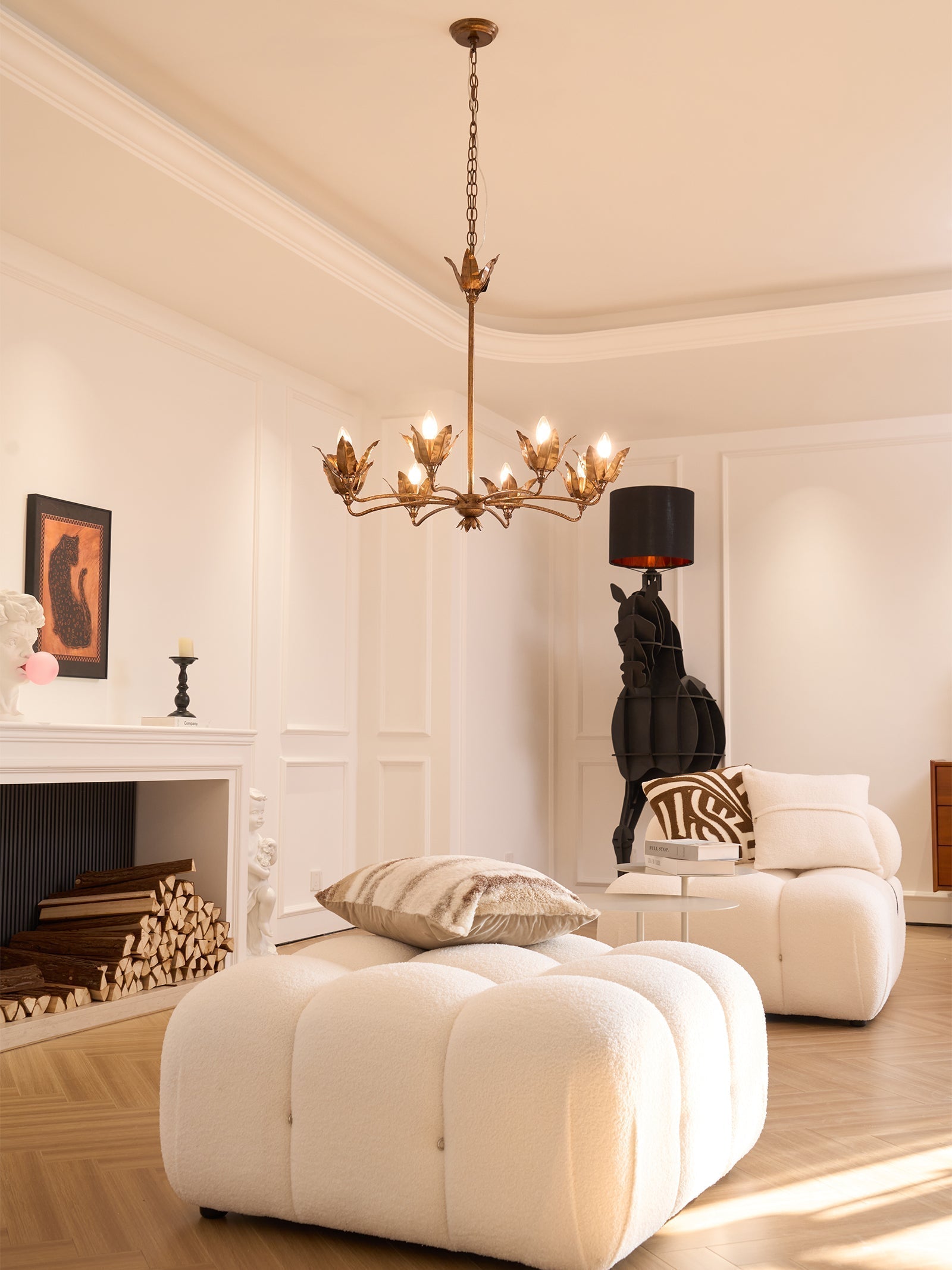 Syvenira Lustre Métal Tulipe Créativité Individuelle - Neutralighting