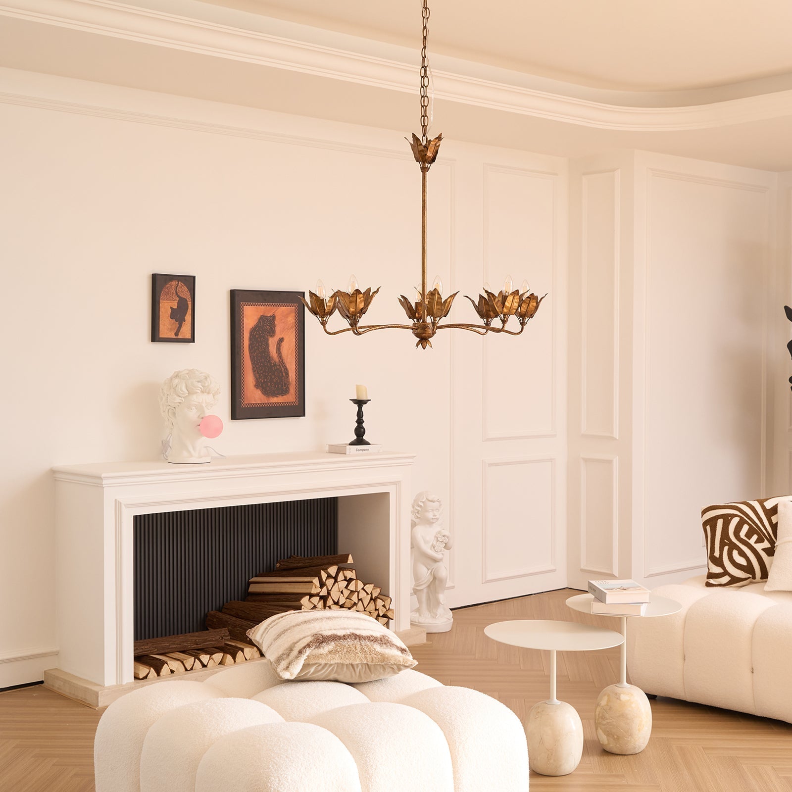 Syvenira Lustre Métal Tulipe Créativité Individuelle - Neutralighting
