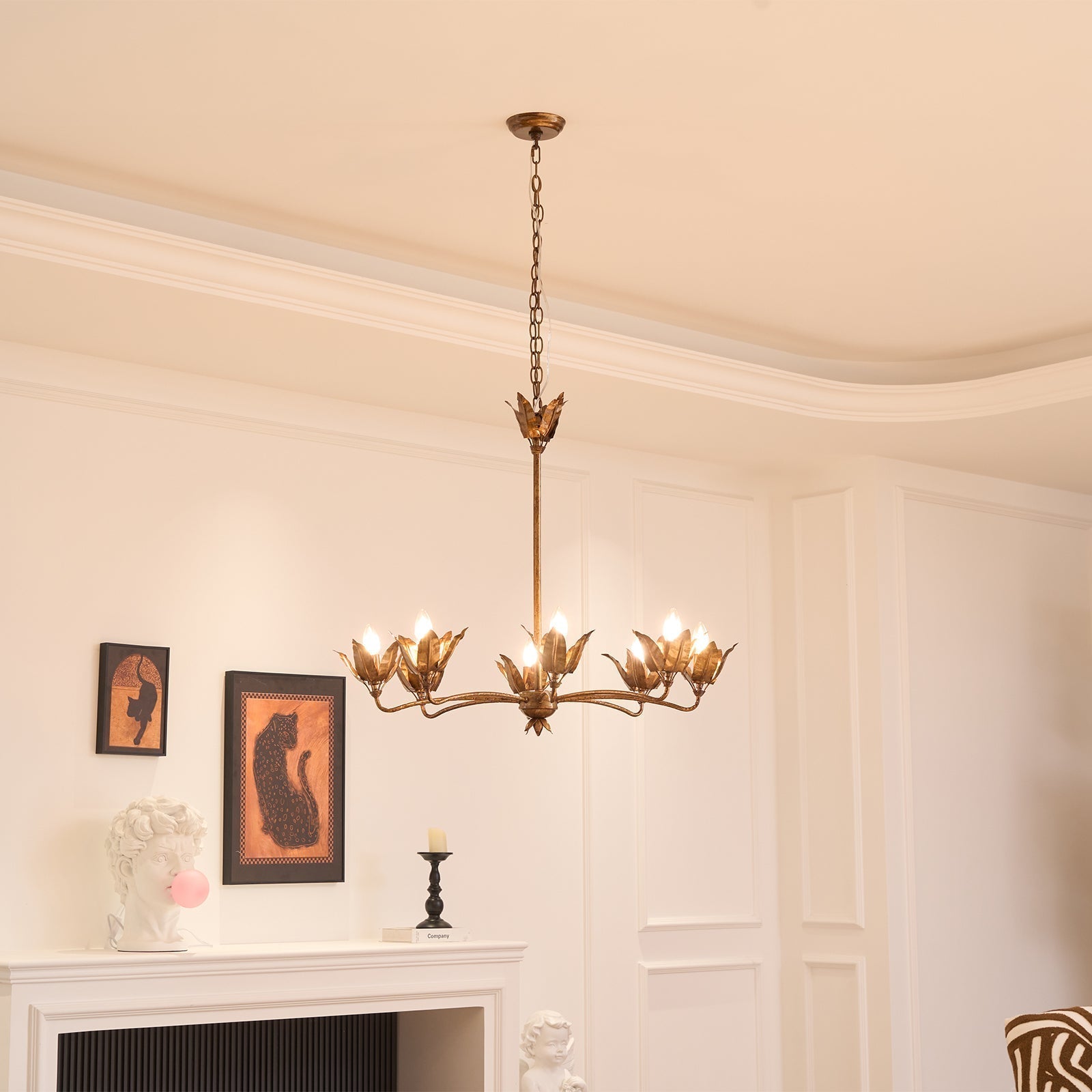 Syvenira Lustre Métal Tulipe Créativité Individuelle - Neutralighting