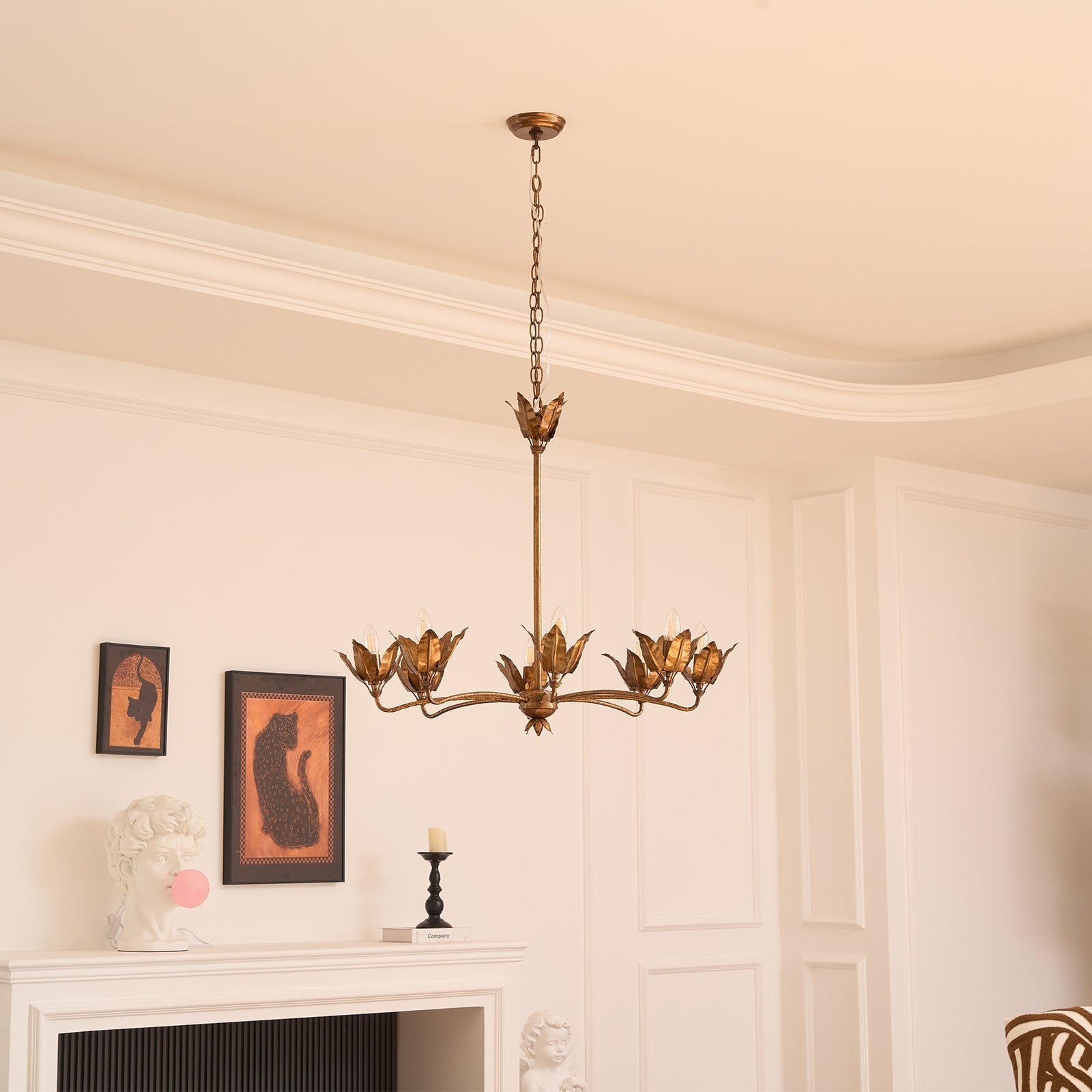 Syvenira Lustre Métal Tulipe Créativité Individuelle - Neutralighting
