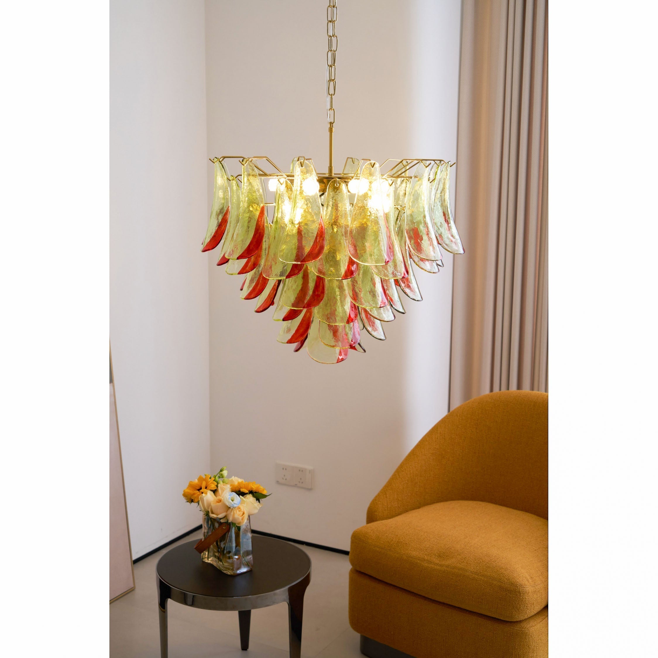 Ulvarisra Lustre Verre Luxe Postmoderne - Neutralighting