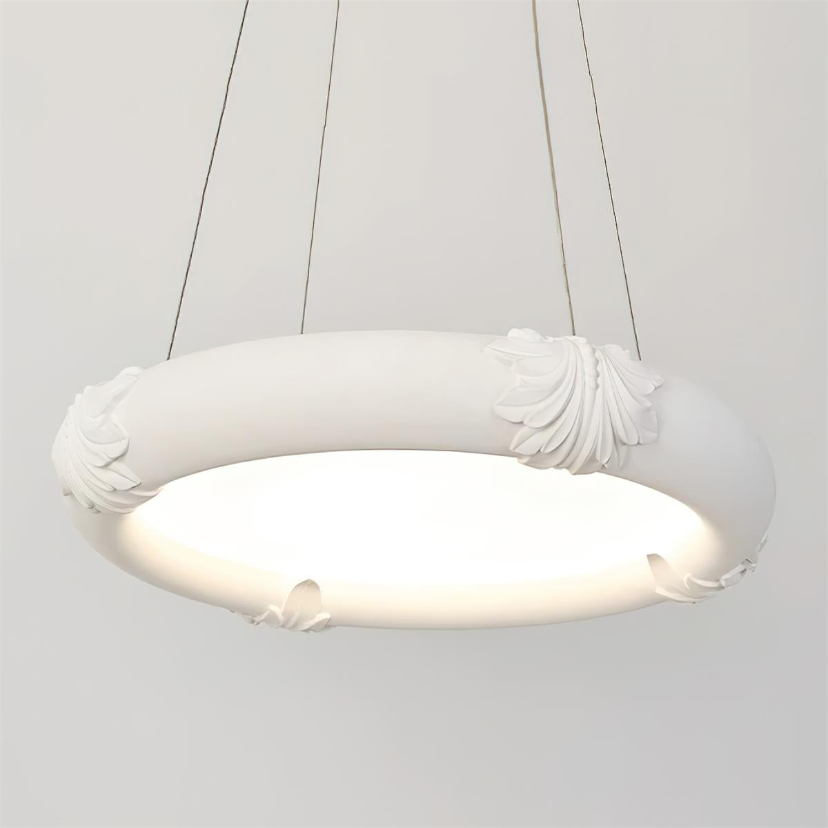 Marika Lustre Plâtre Circulaire Floral - Neutralighting