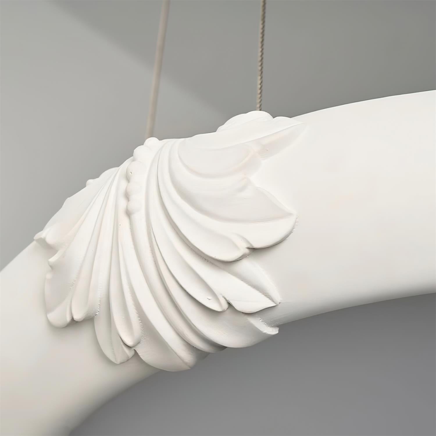 Marika Lustre Plâtre Circulaire Floral - Neutralighting
