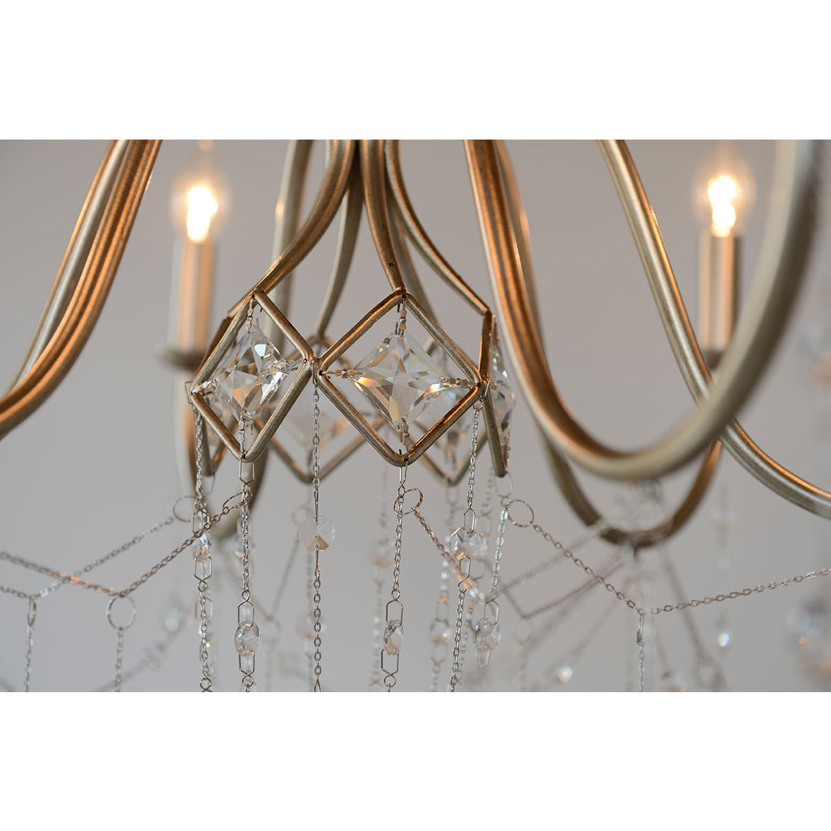 Ilphaeth Postmodern Luxury Brass Crystal Chandelier - Lamp Copper