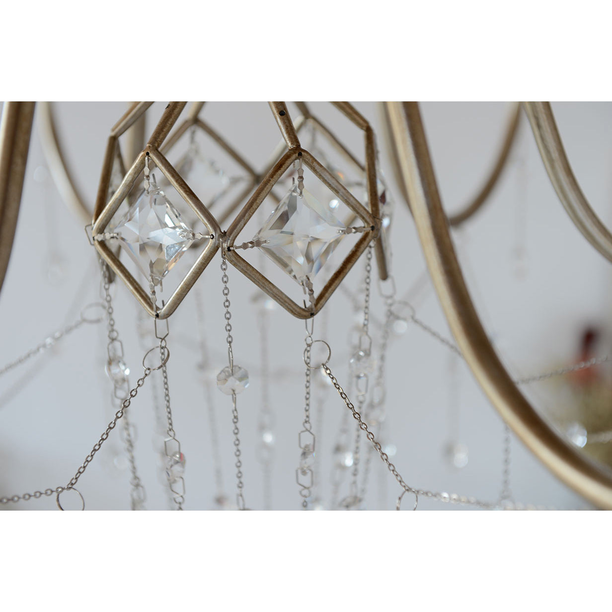 Ilphaeth Postmodern Luxury Brass Crystal Chandelier - Lamp Copper