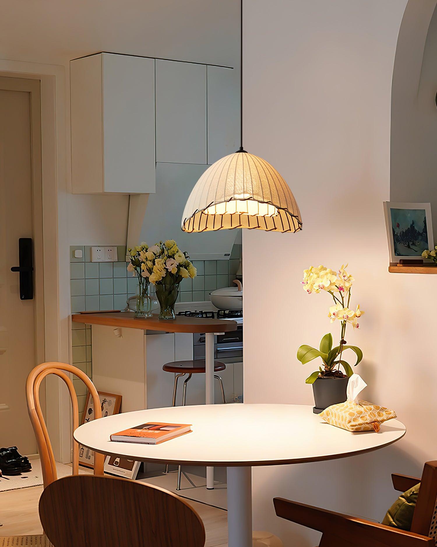 Eclipta Suspension en Lin Tissu - Neutralighting