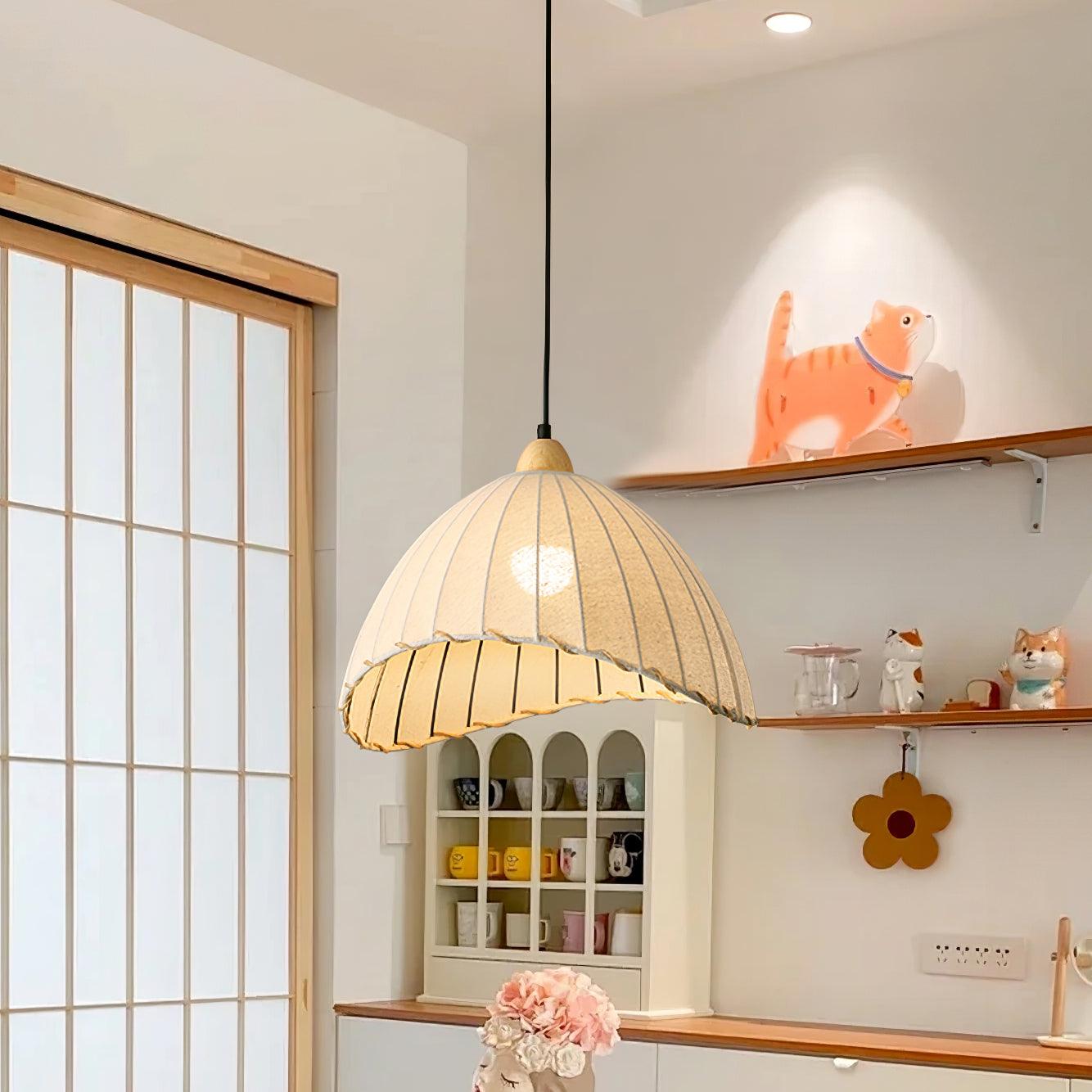 Eclipta Suspension en Lin Tissu - Neutralighting