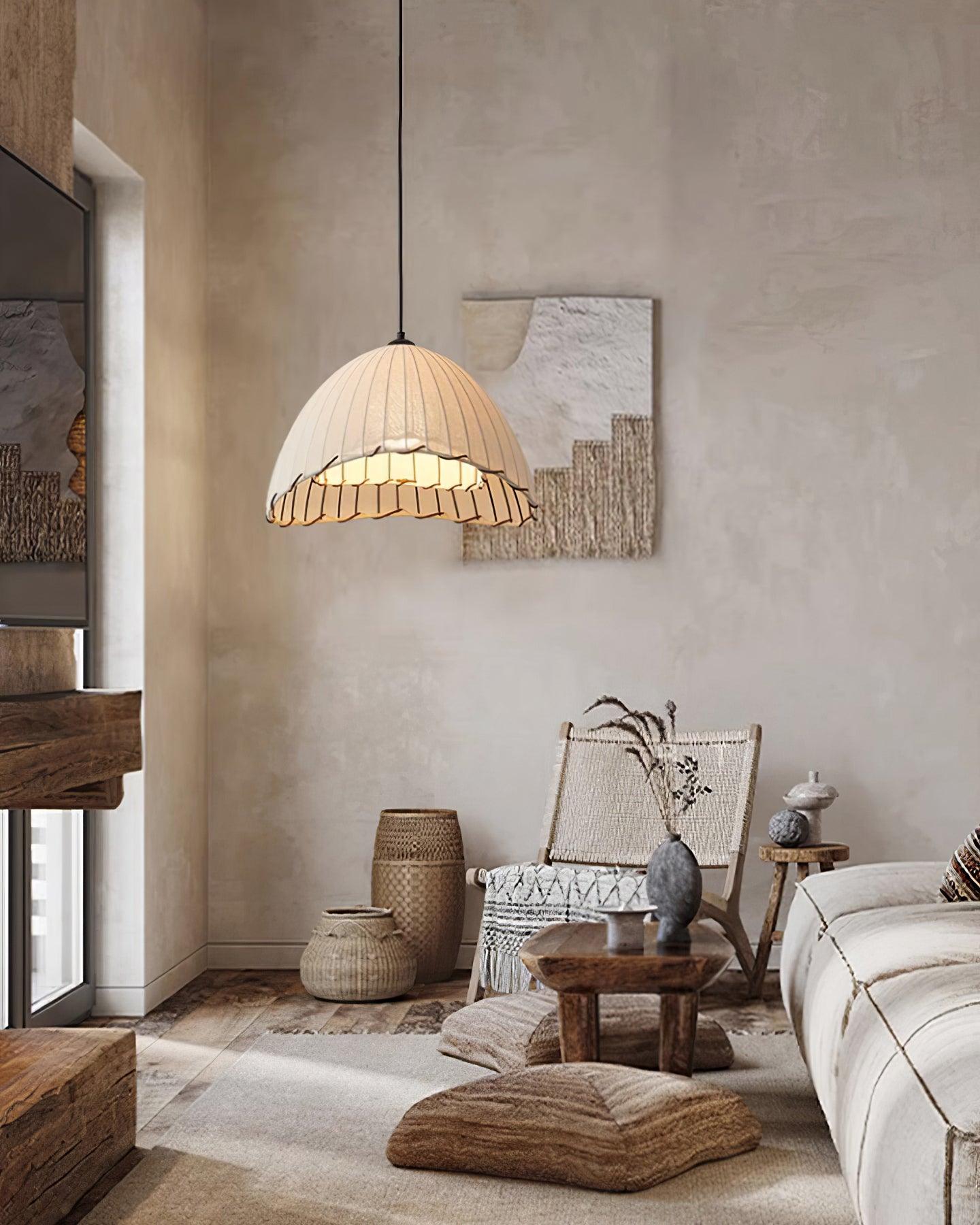 Eclipta Suspension en Lin Tissu - Neutralighting