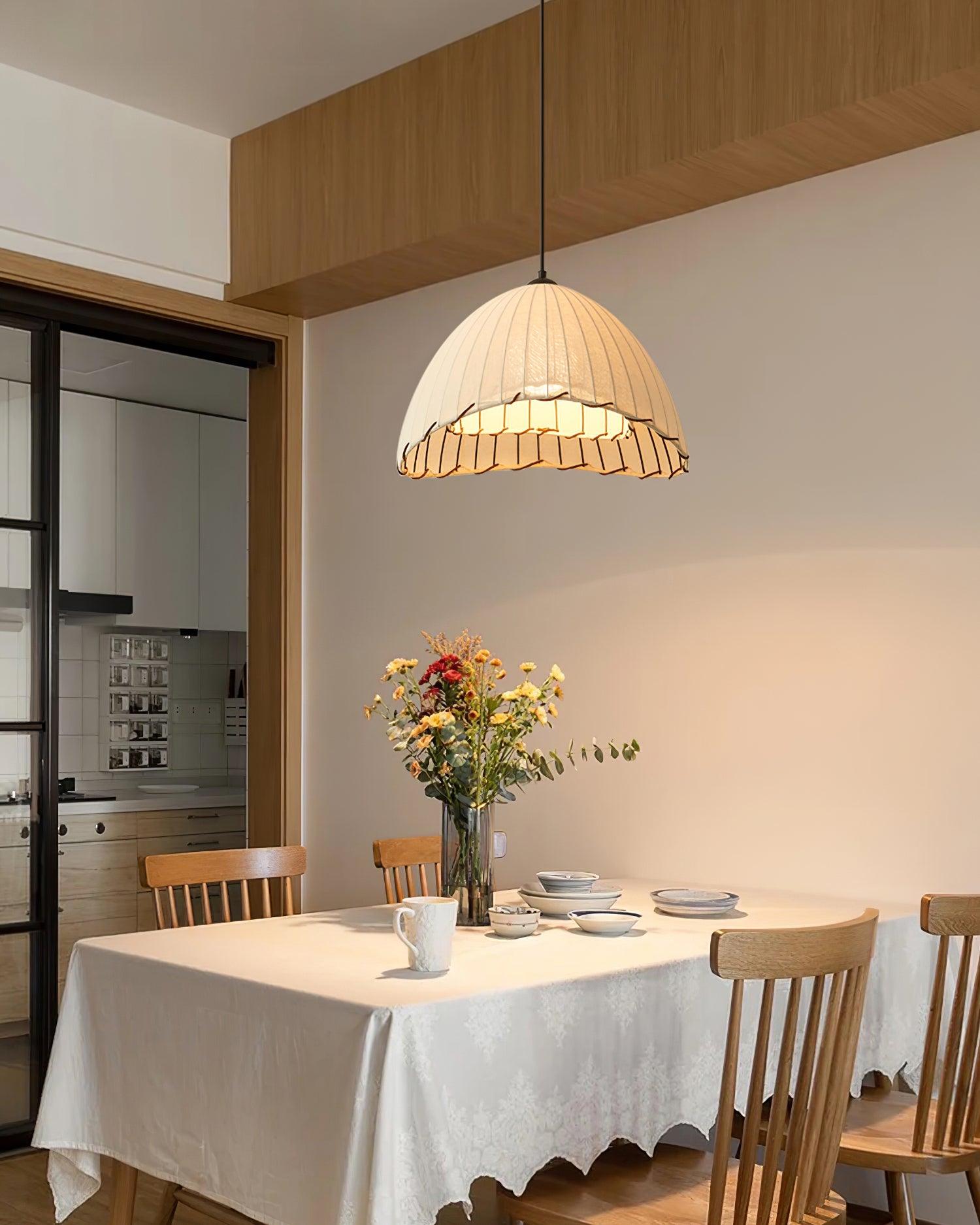 Eclipta Suspension en Lin Tissu - Neutralighting