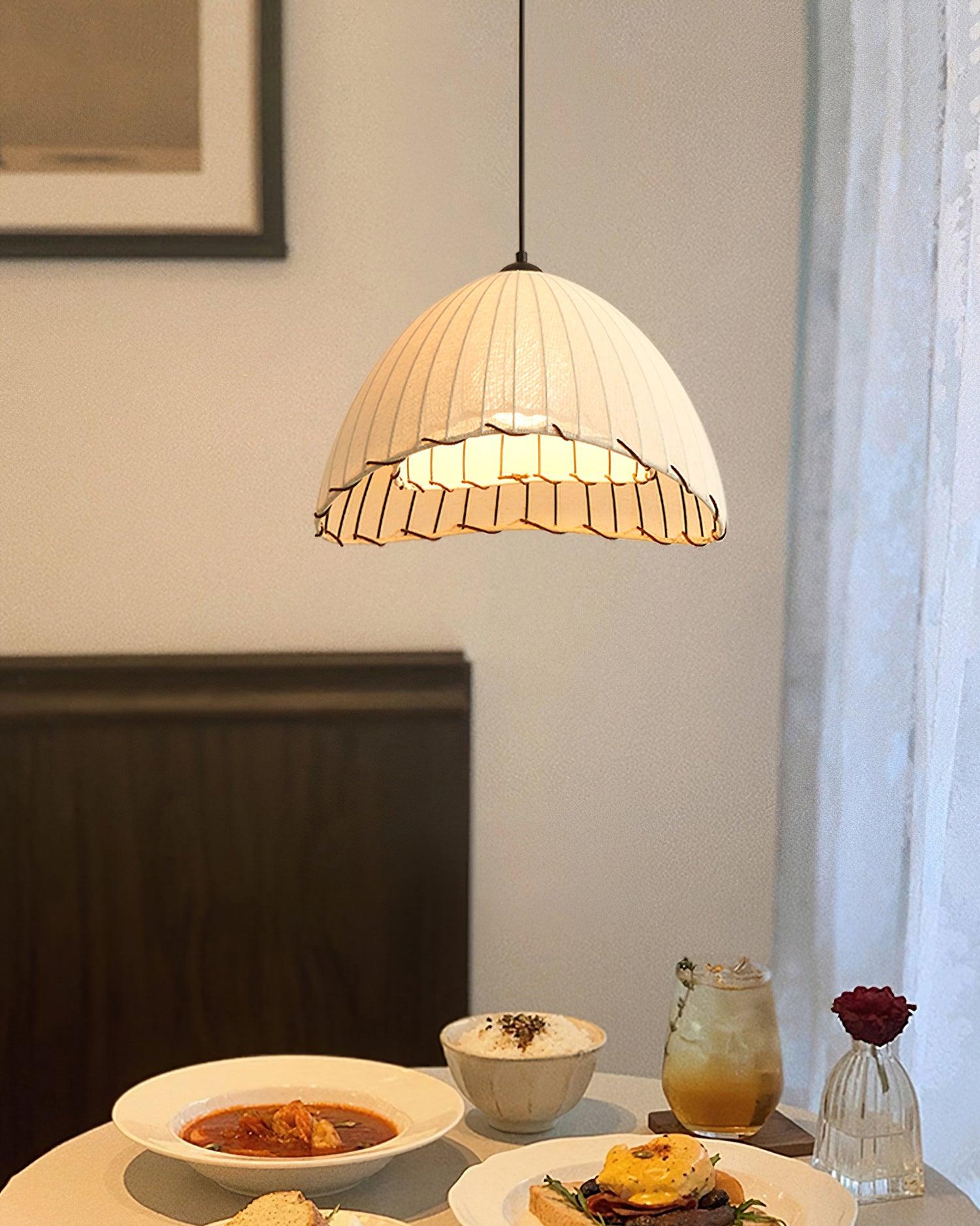 Eclipta Suspension en Lin Tissu - Neutralighting