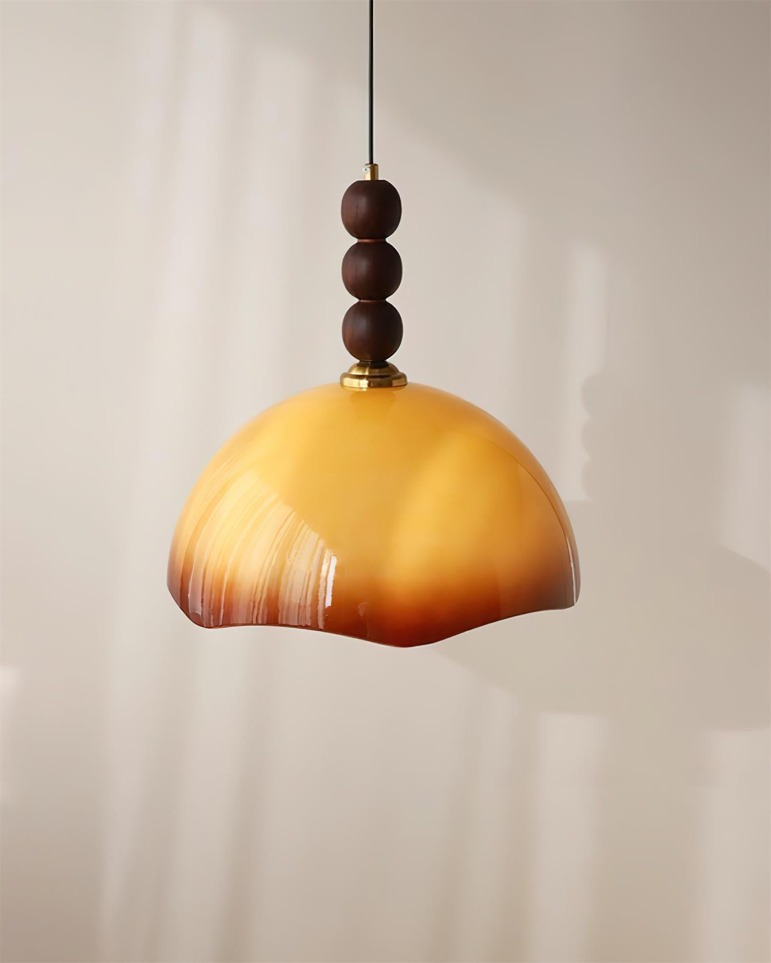 Marlu Pendant Lamp Rippling Dome - Letslighting