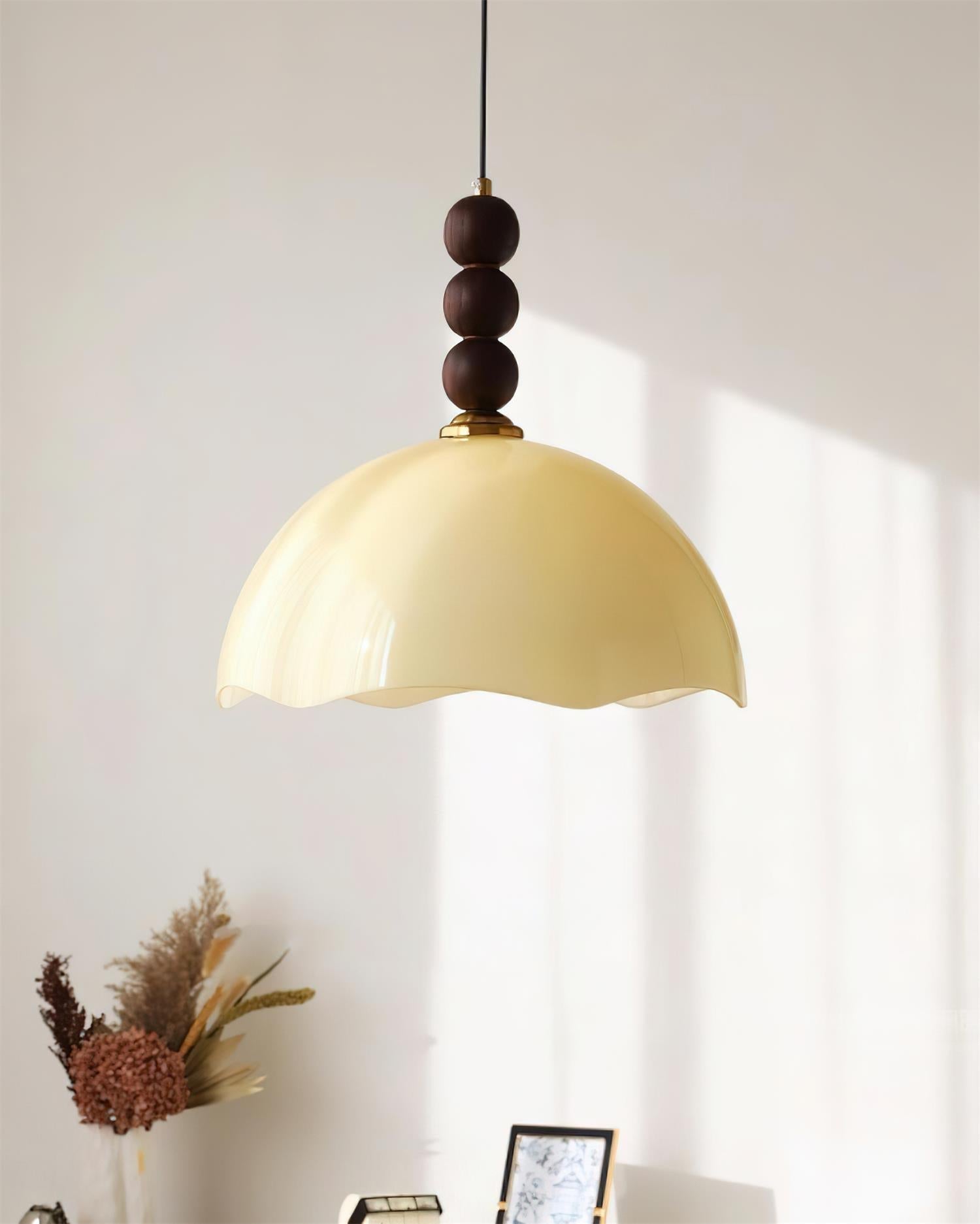 Marlu Pendant Lamp Rippling Dome - Letslighting