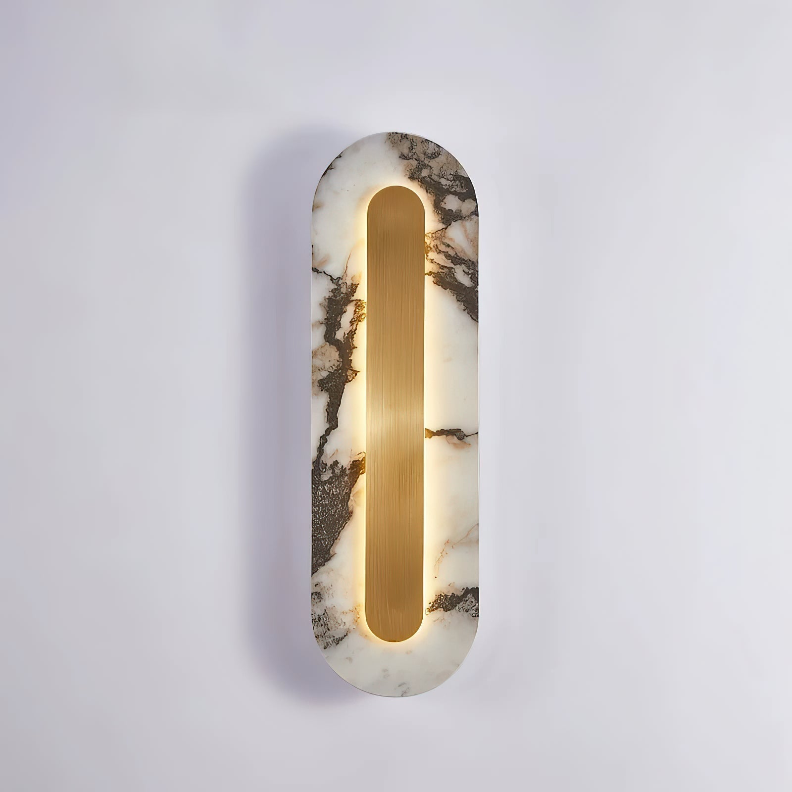Marmo Modern Minimalist Metal Marble Wall Lamp - Lamp Copper