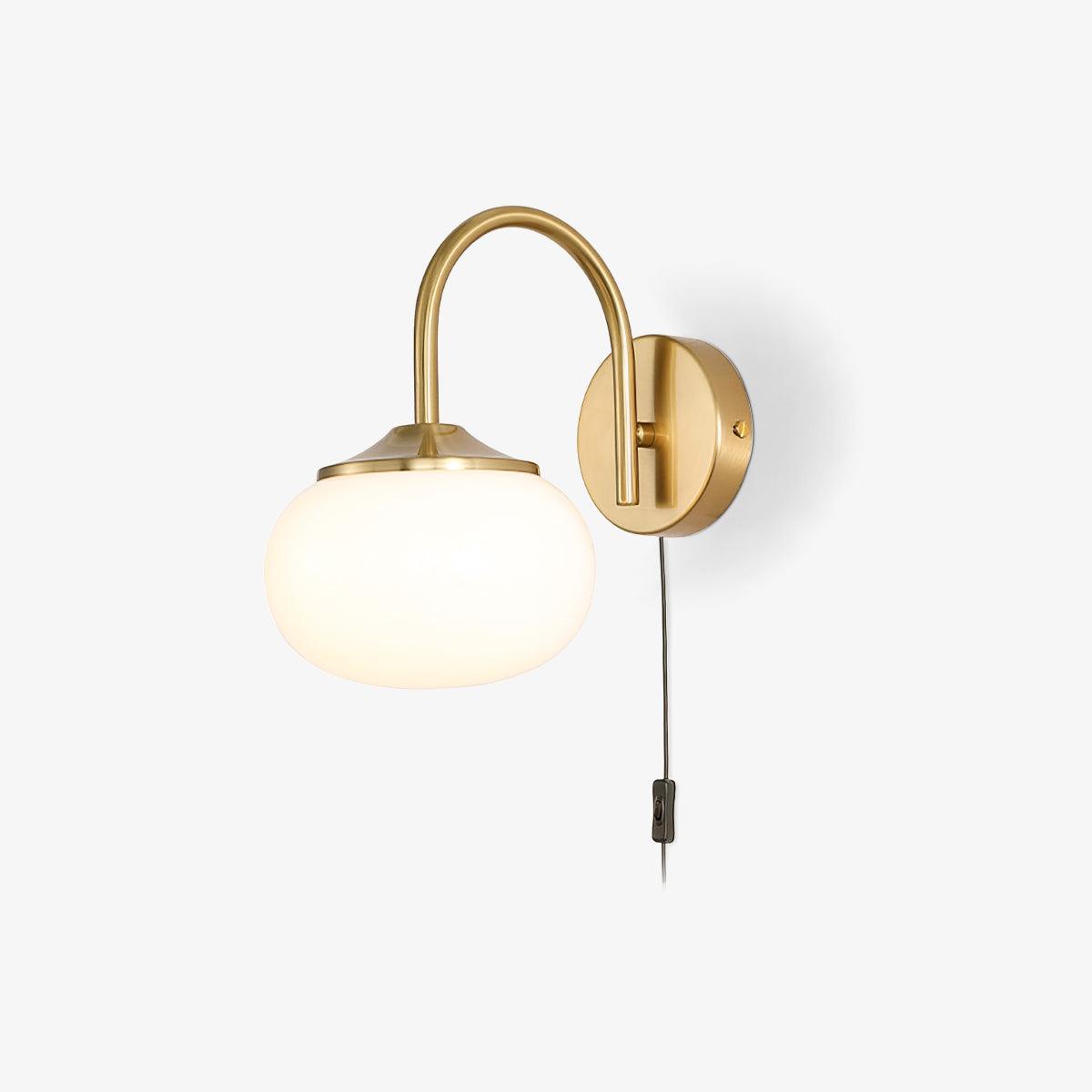 Dutiful Premium Nordic Art Plug-in Glass Sconce Wall Lamp - Neutralighting