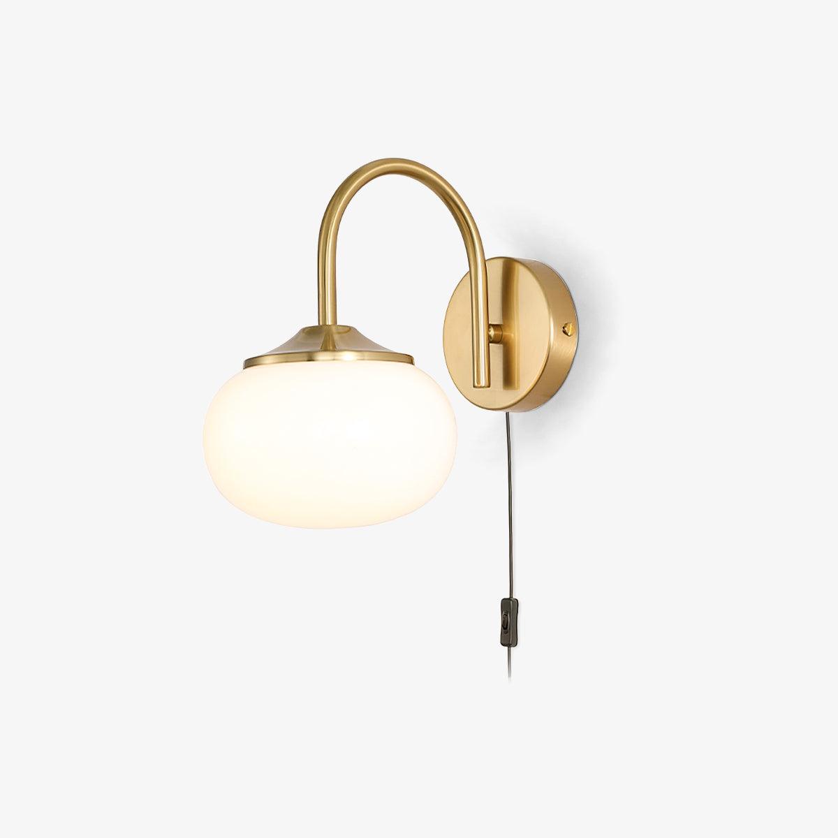 Dutiful Premium Nordic Art Plug-in Glass Sconce Wall Lamp - Neutralighting