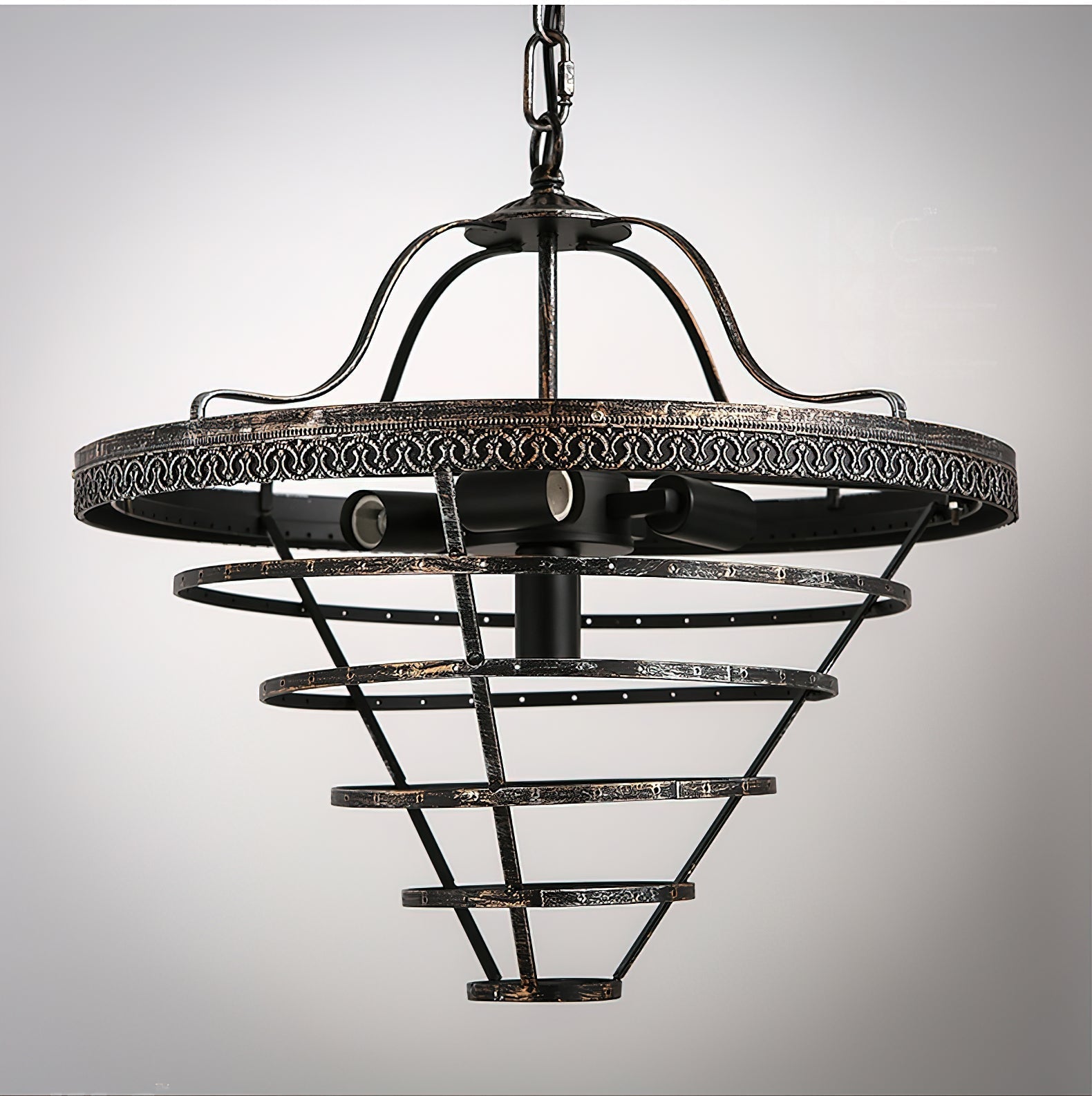 Blink Lustre Unique En Cristal Et Métal En Forme De Pyramide Inversée - Neutralighting