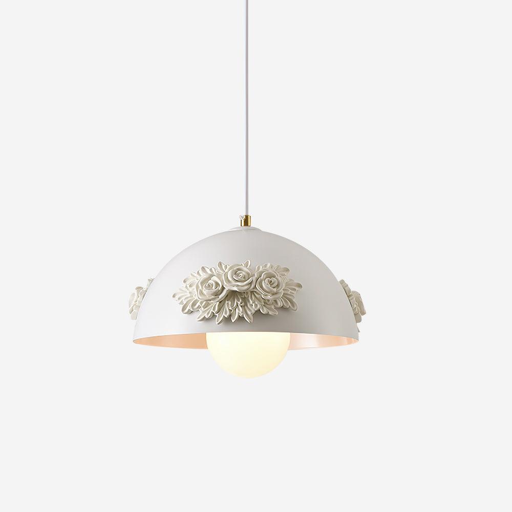 Masiero Suspension Rose Orné Dôme - Neutralighting