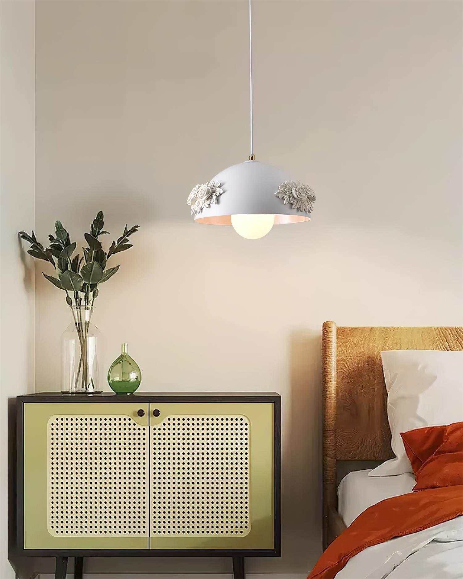 Masiero Suspension Rose Orné Dôme - Neutralighting