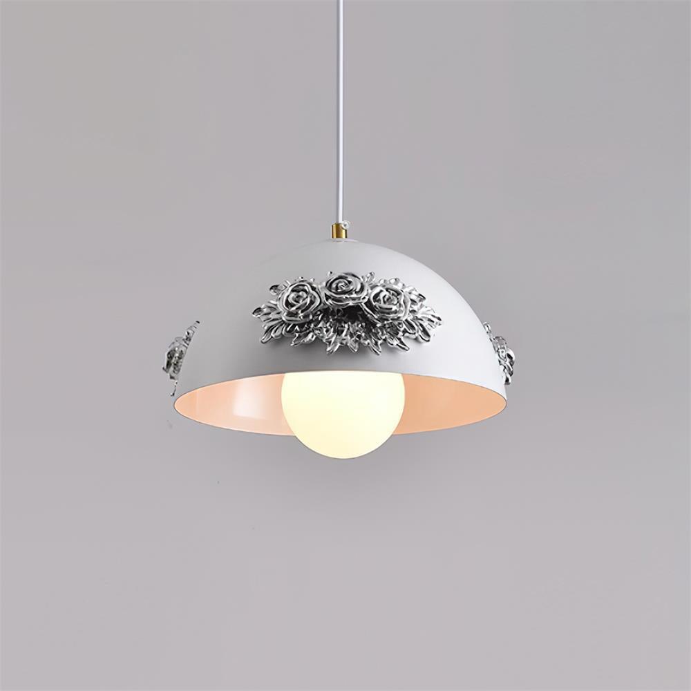 Masiero Suspension Rose Orné Dôme - Neutralighting