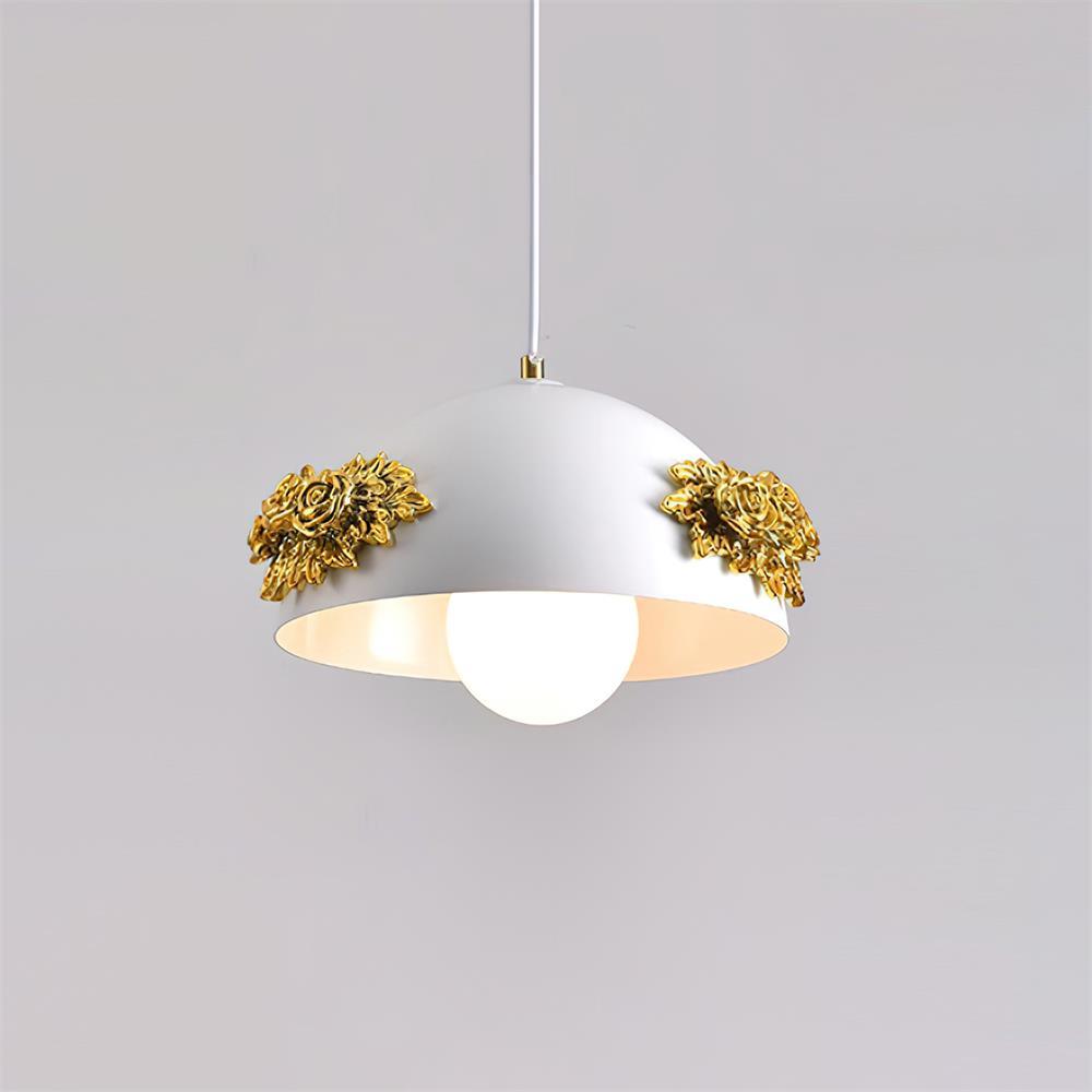 Masiero Suspension Rose Orné Dôme - Neutralighting