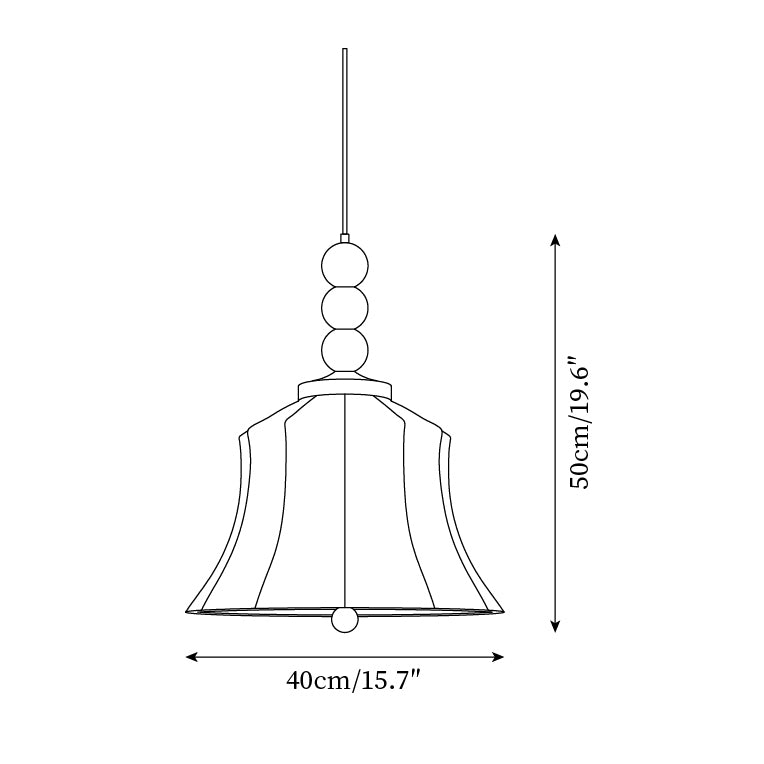 Materia Pendant Lamp Line Art Floral Wood Rustic - Letslighting