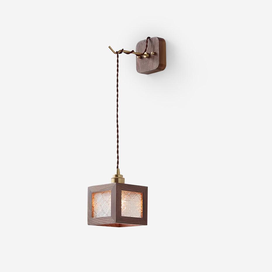Matilda Wall Lamp Wood Cube - Letslighting