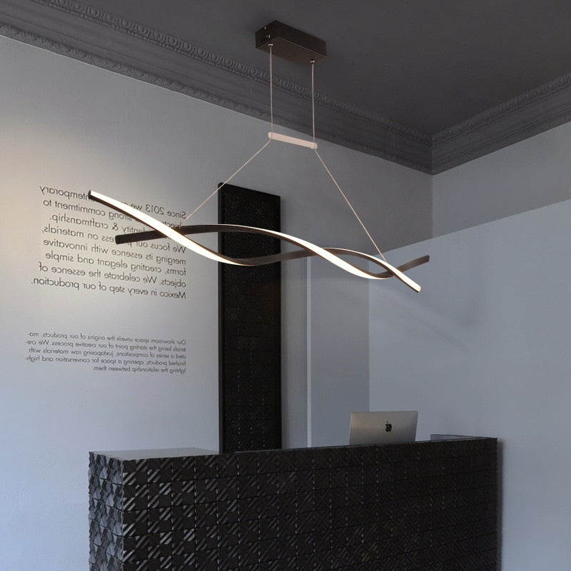 Arisha Luminaires Suspension Linéaire LED Salon Salle à manger - Neutralighting