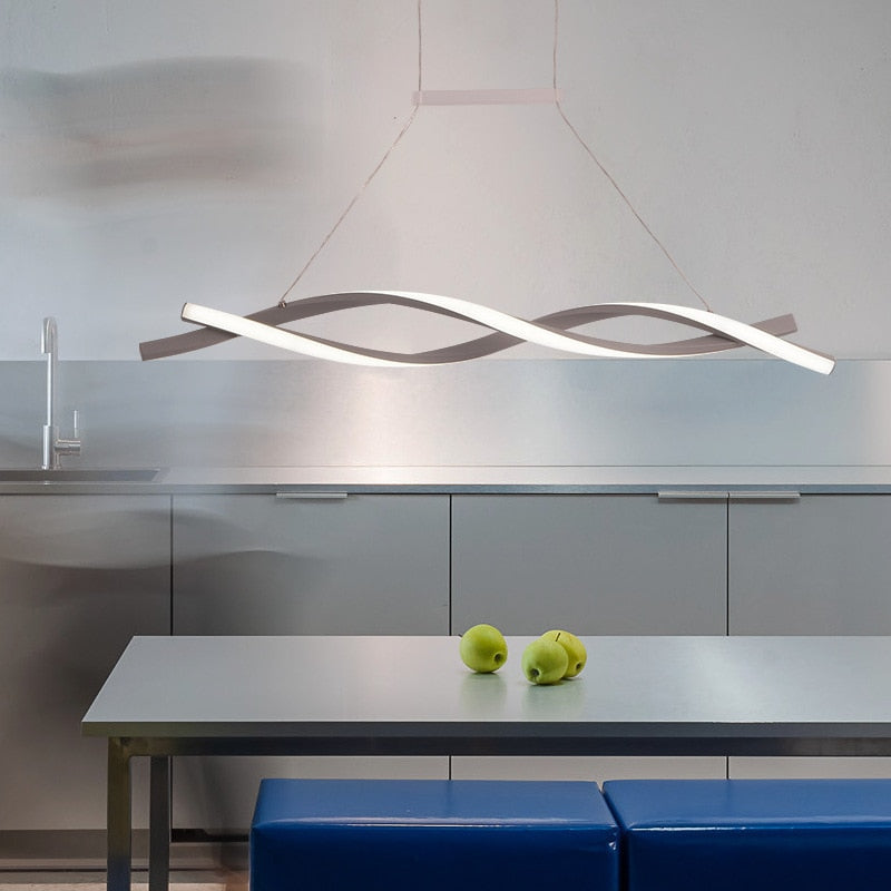 Arisha Luminaires Suspension Linéaire LED Salon Salle à manger - Neutralighting