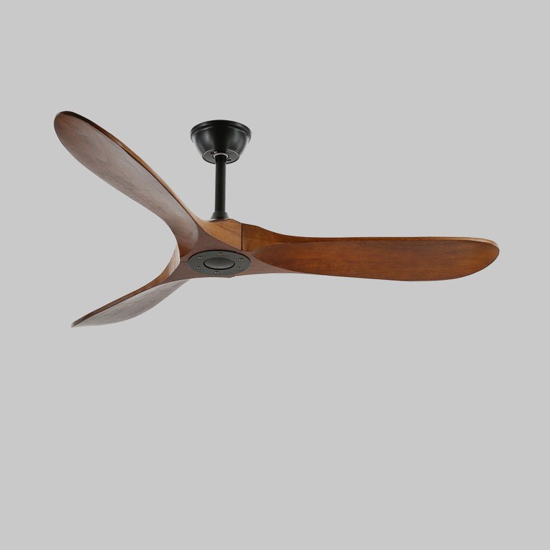 Ventilateur de plafond en bois Aviona dans un intérieur au design minimaliste