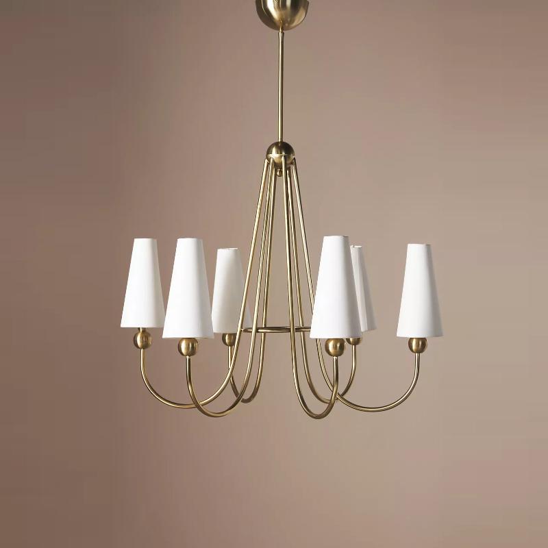 Calire Lustre Métal Tissu Industriel Vintage - Neutralighting