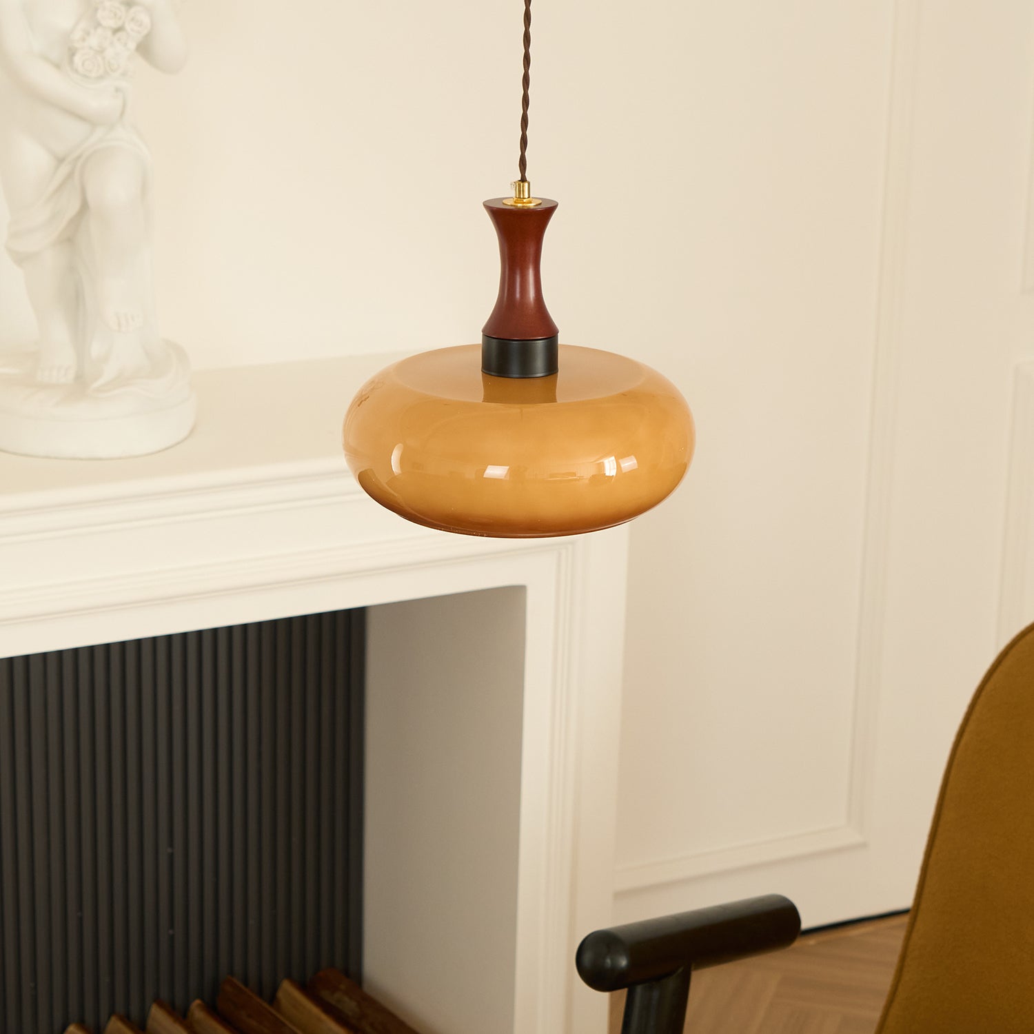 Charlotte Suspension Bois Verre