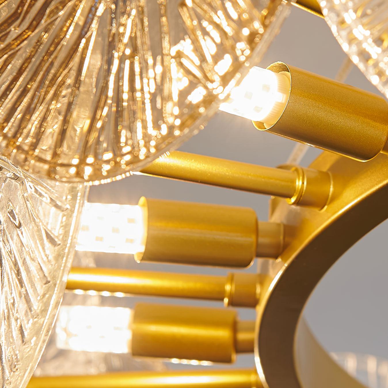 Aurelia Glass Chandelier Light - Letslighting