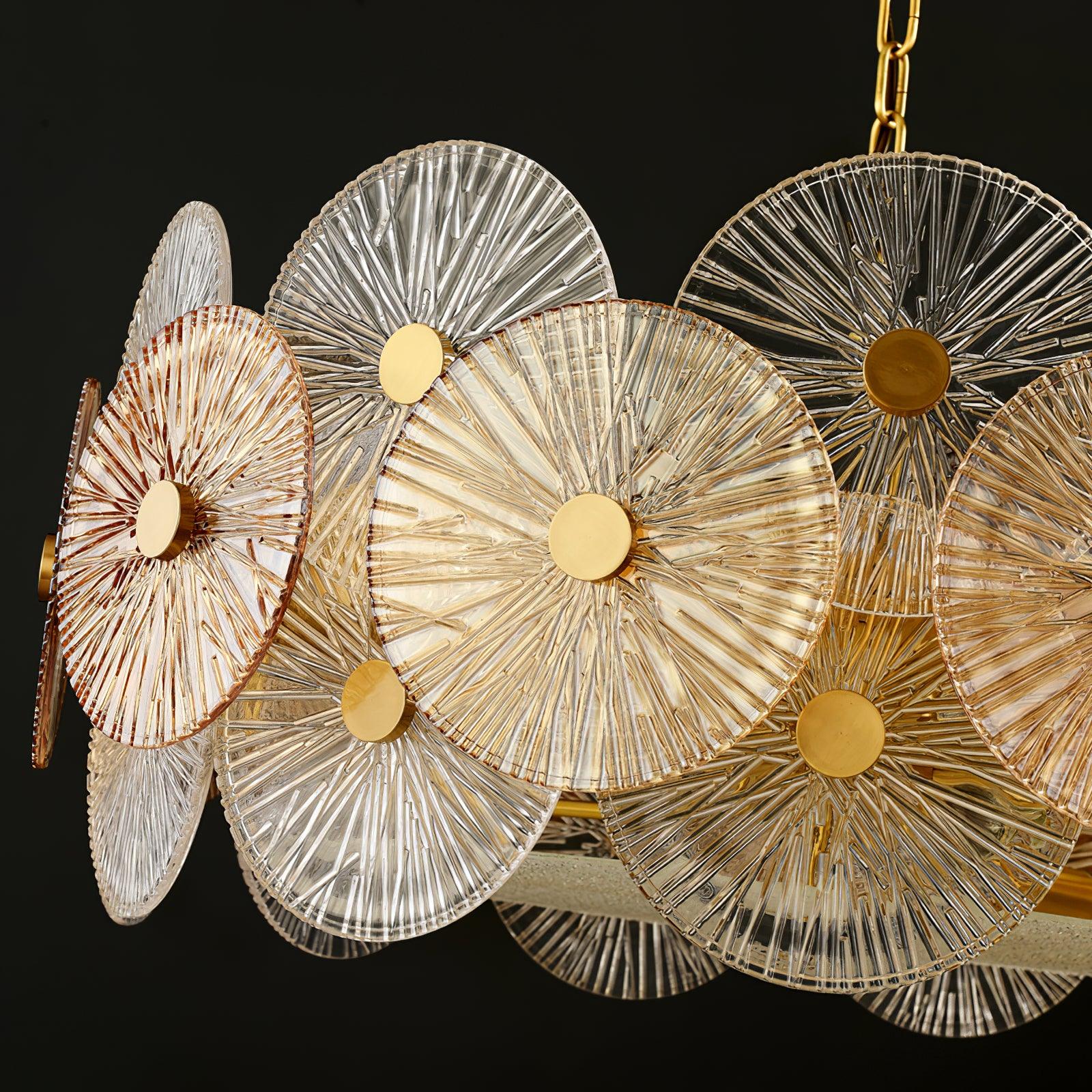 Aurelia Glass Chandelier Light - Letslighting